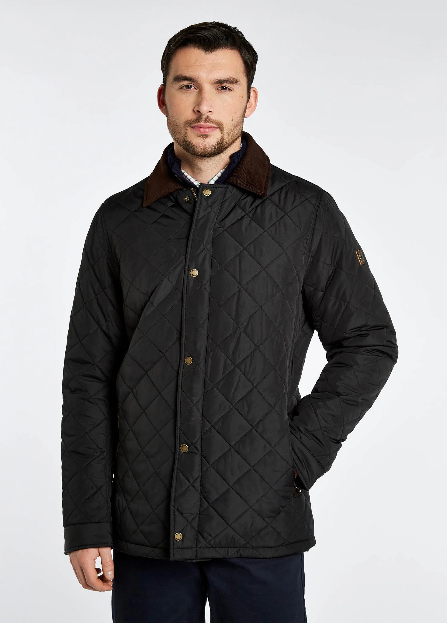 Mountusher Men's Quilted Jacket - Black