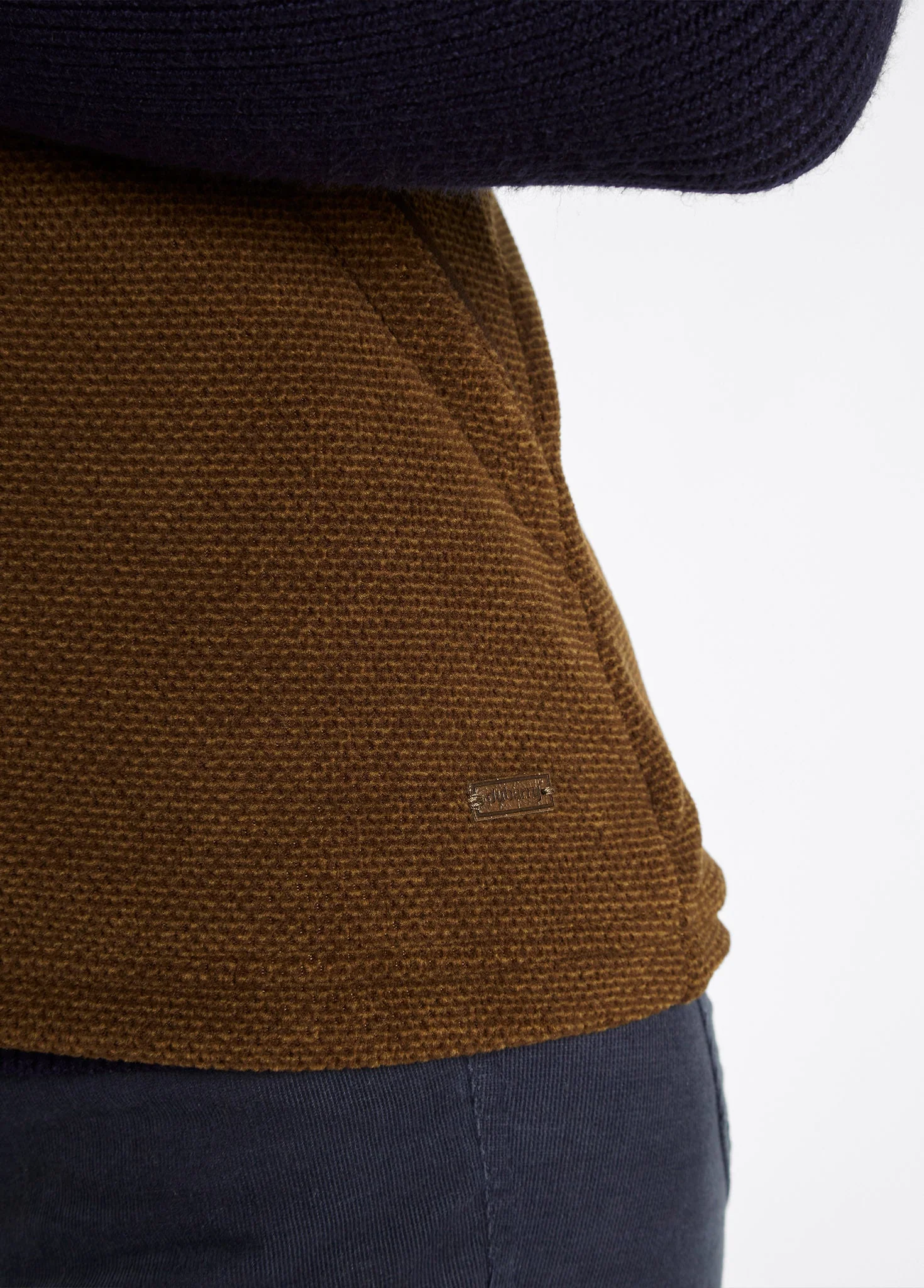 Carbury Ladies' Fleece Vest - Walnut