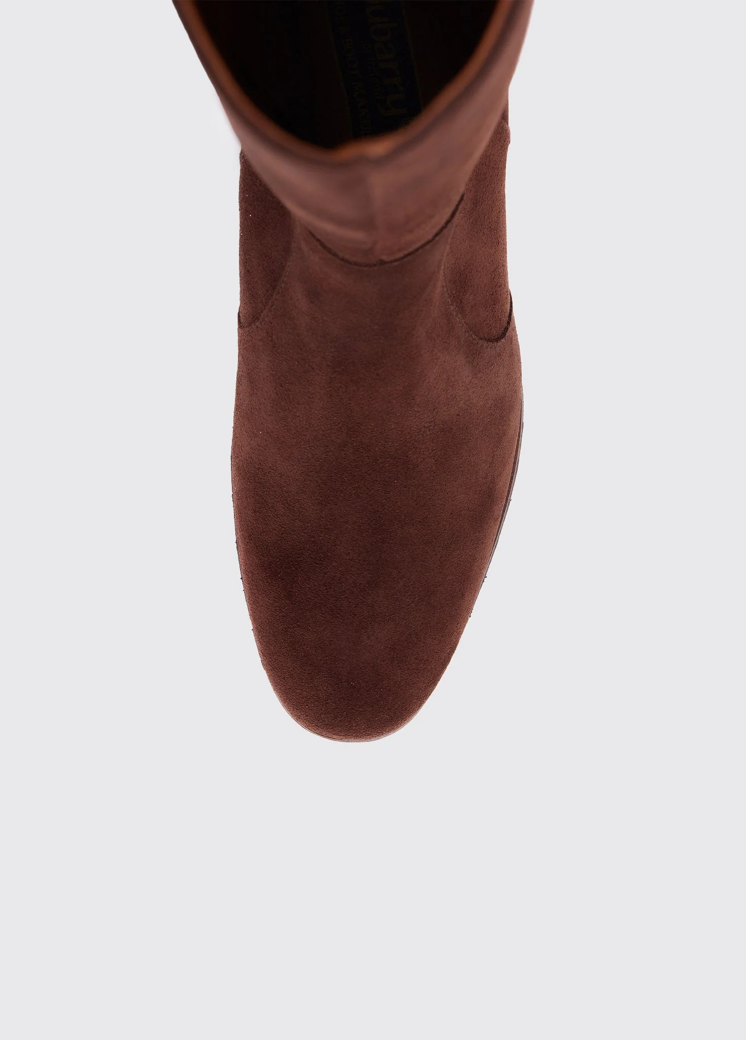 Downpatrick Knee High Suede Boot - Cigar
