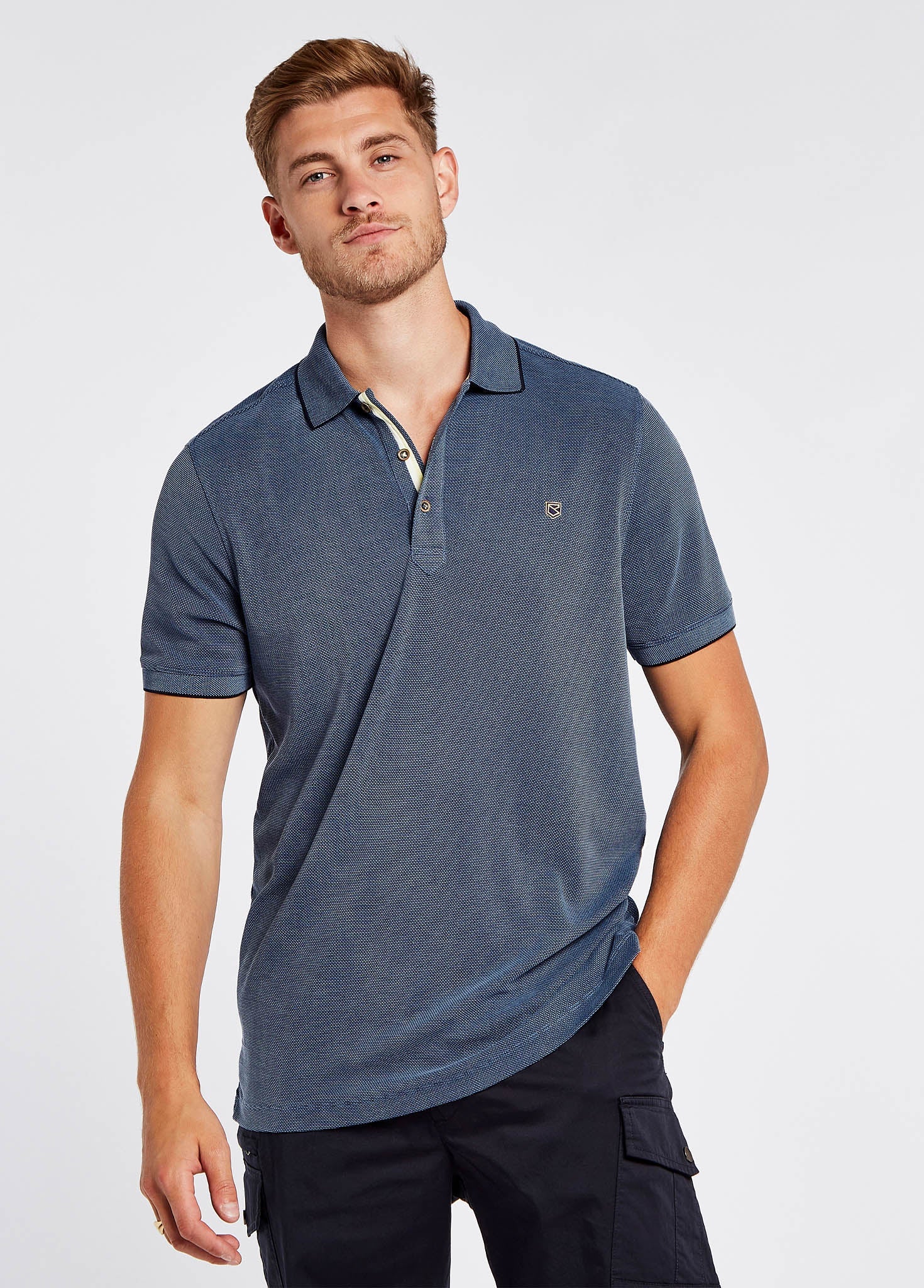 Morrison Men's Polo - Indigo