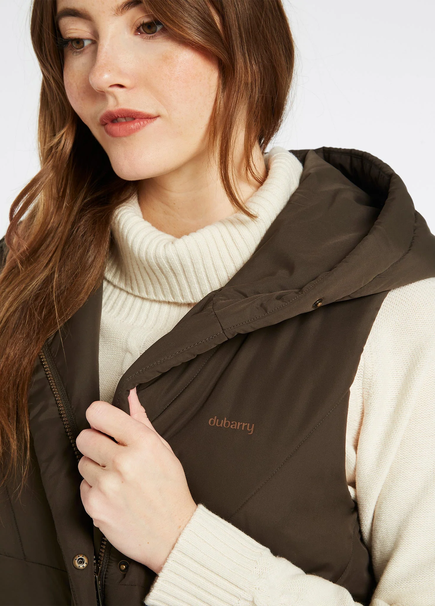 Ryan Women's Hooded Vest - Olive