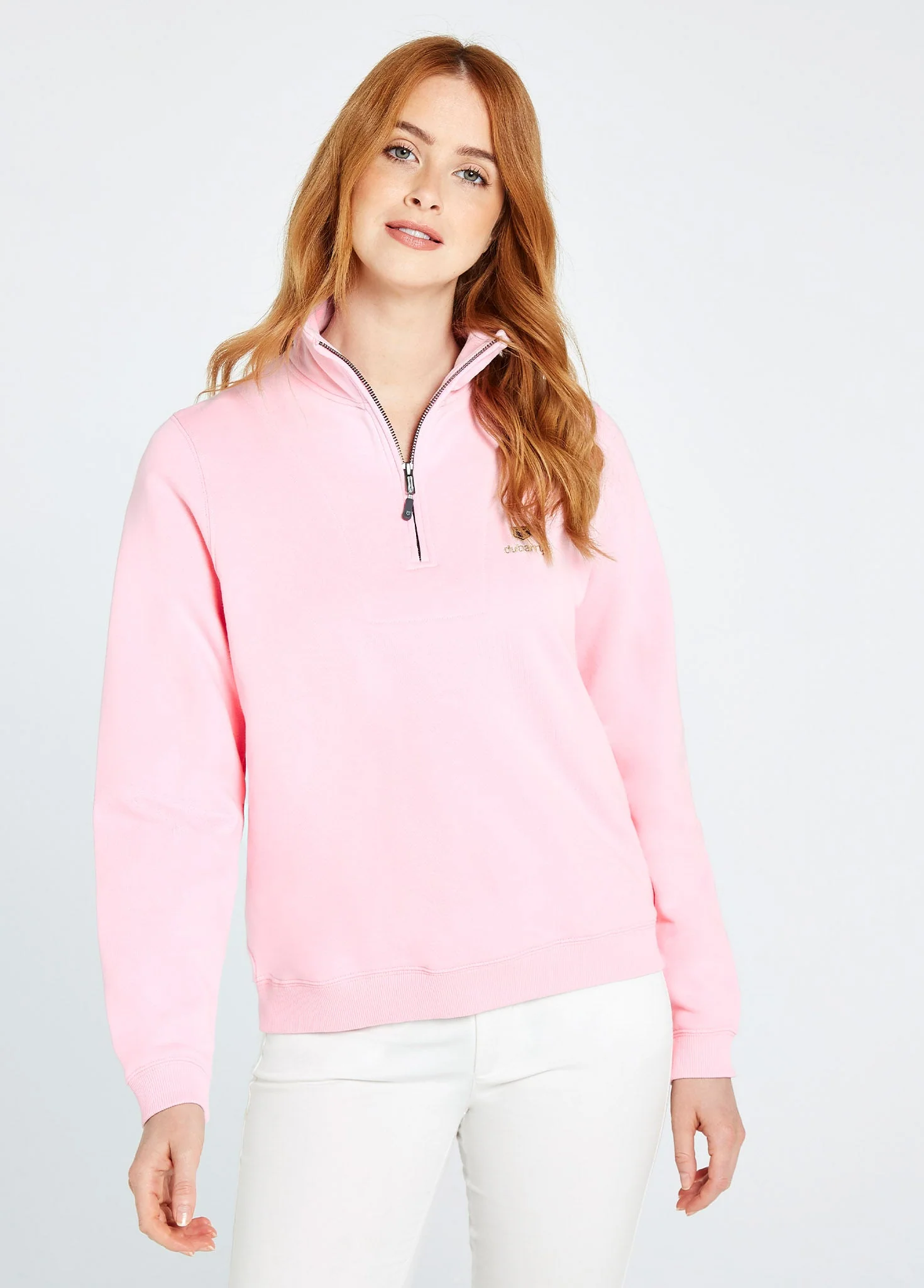 Castlemartyr Women's Quarter Zip Sweatshirt - Pink
