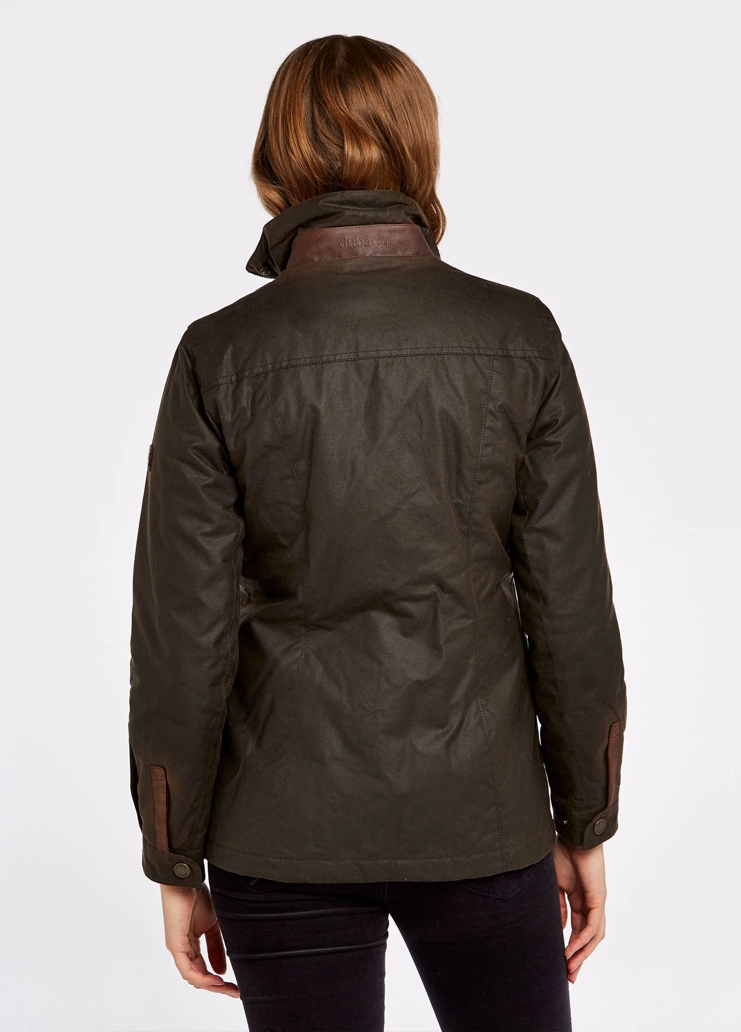 Mountrath Ladies Waxed Cotton Jacket - Olive