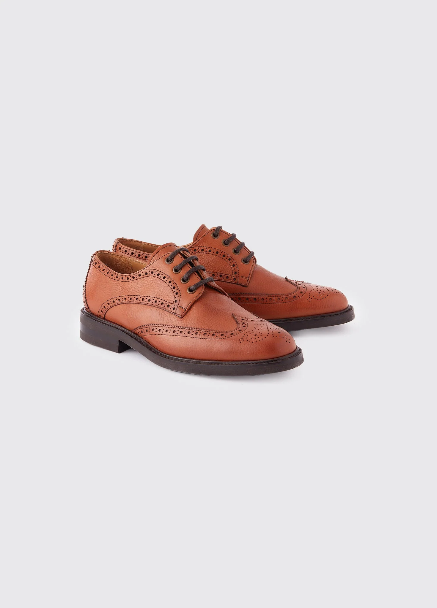 Derry Goodyear Brogue Shoes - Tan