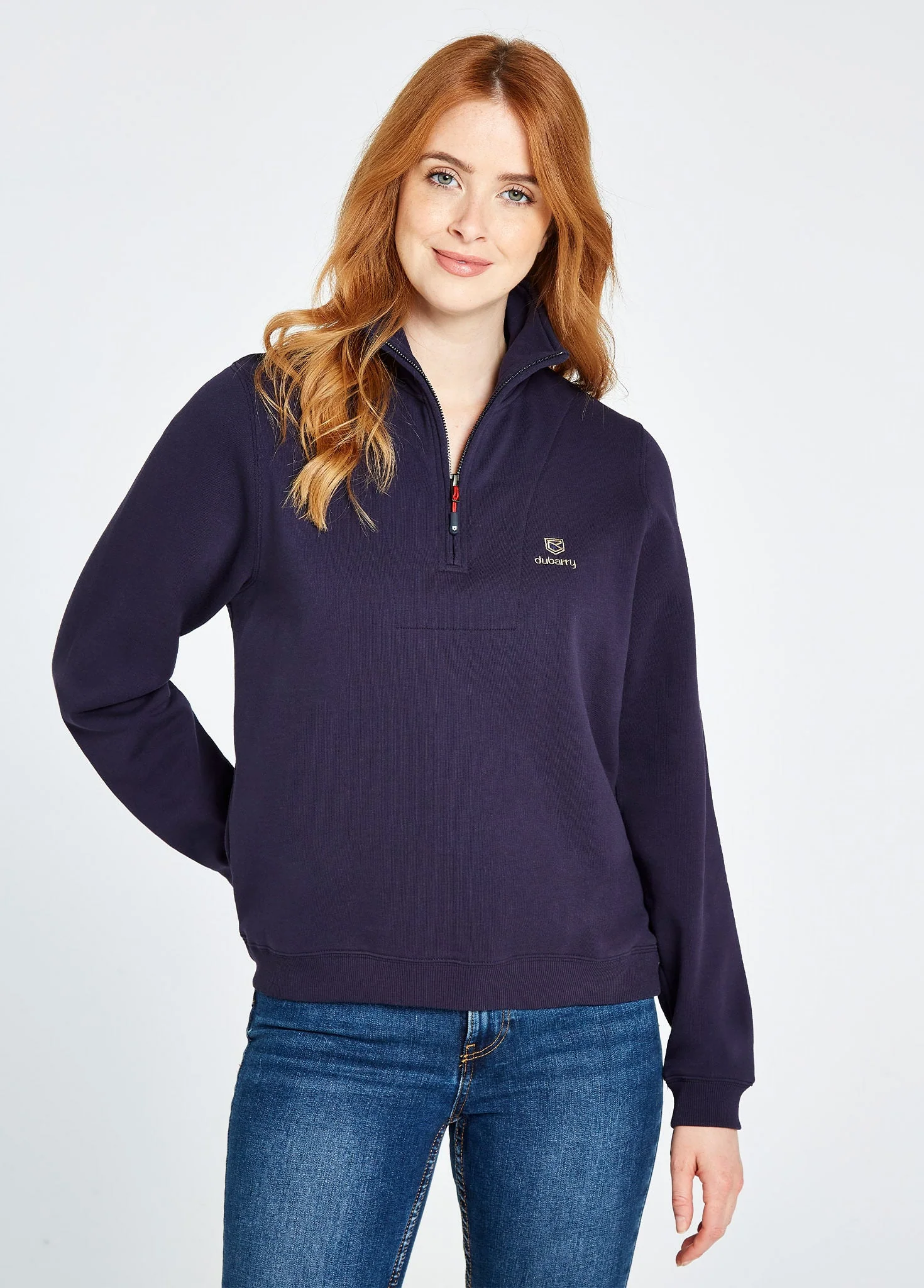 Castlemartyr Women's Quarter Zip Sweatshirt - Navy
