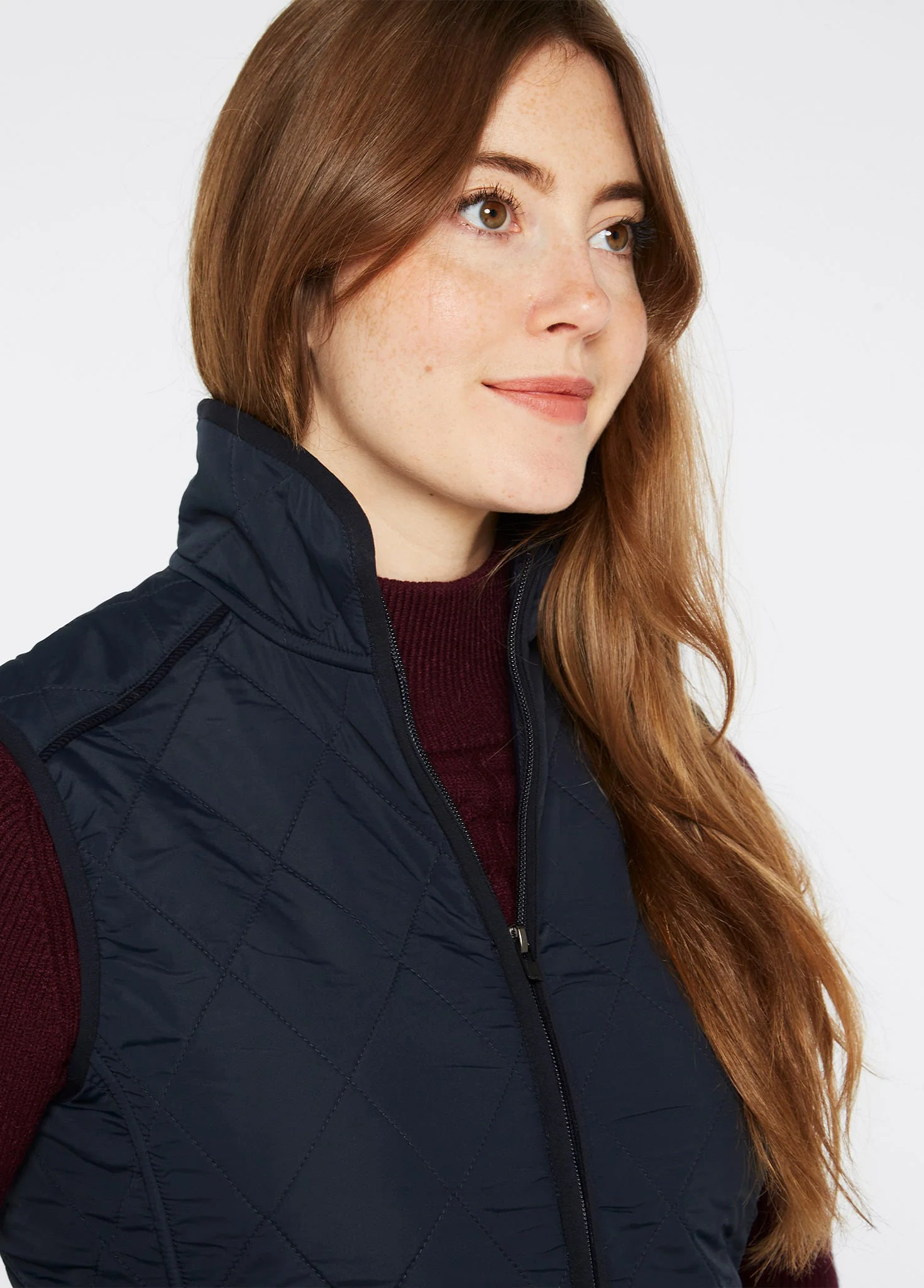 Heywood Ladies' Quilted Vest - Navy