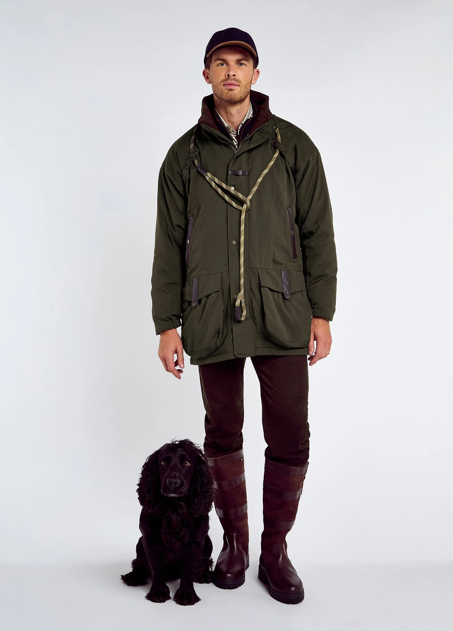Longacre Men's Waterproof Jacket - Olive