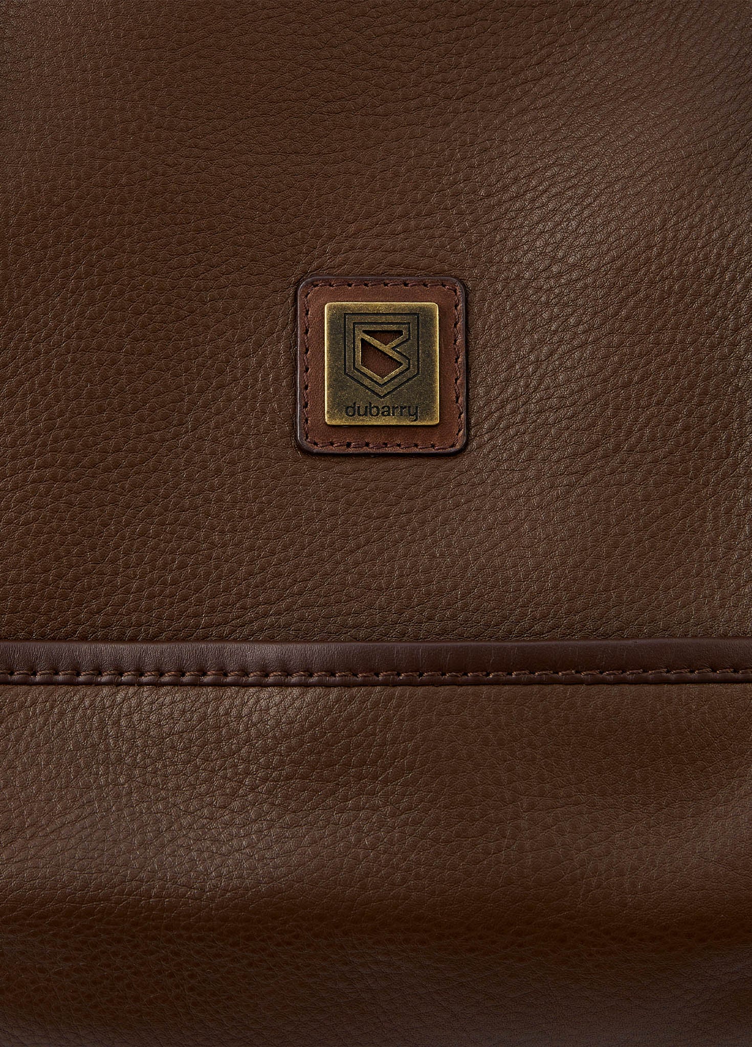 Tollymore  Leather Holdall - Walnut