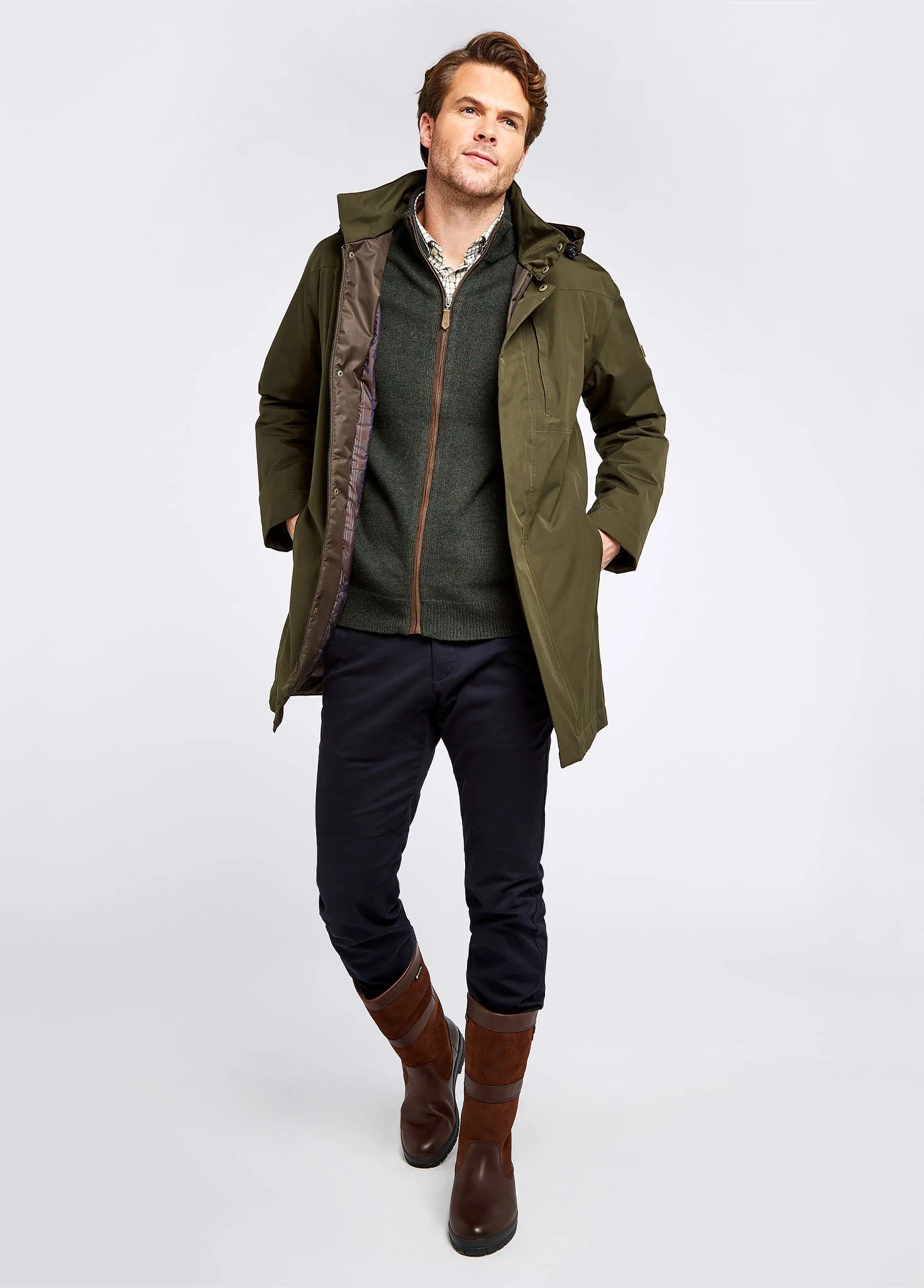 Kildare Mens ExtraFit™ Country Boot - Walnut