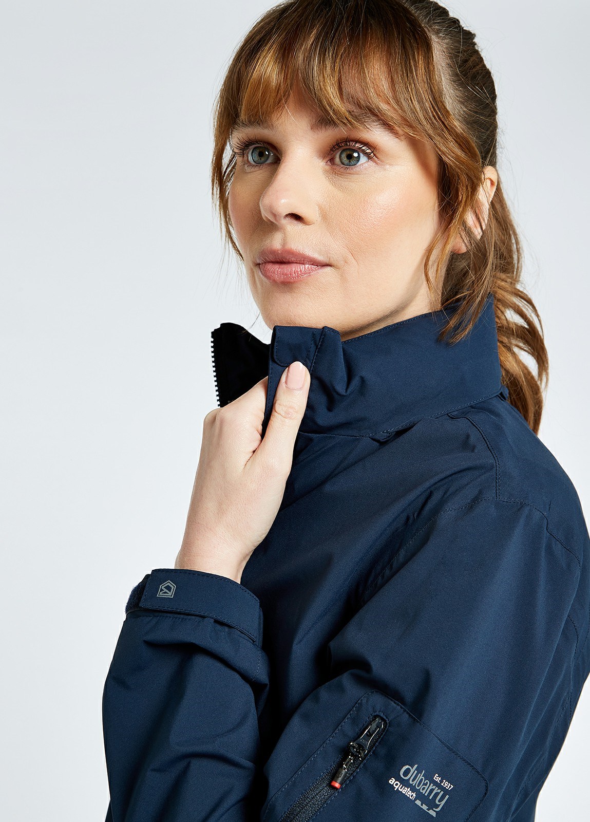 Dubarry Livorno Fleece-lined Crew Women's Jackets Navy