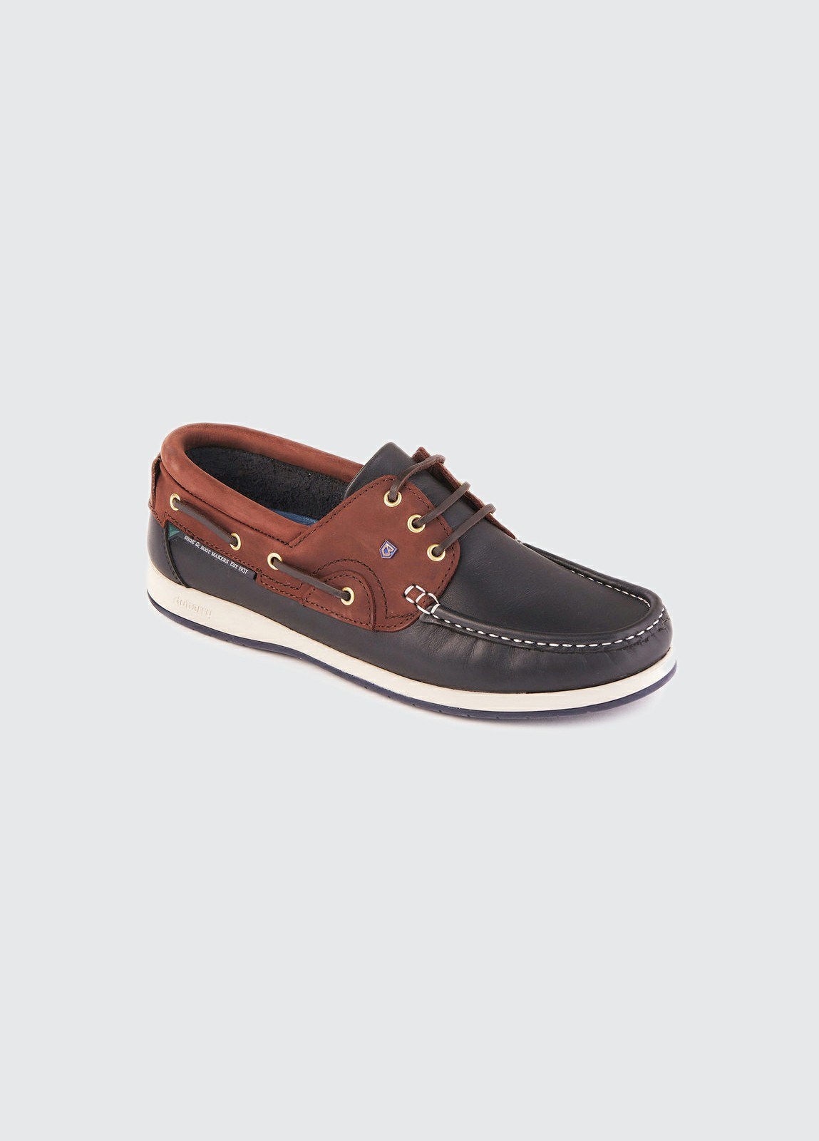 Dubarry Commodore XLT Men's Boat Shoes Navy / Brown