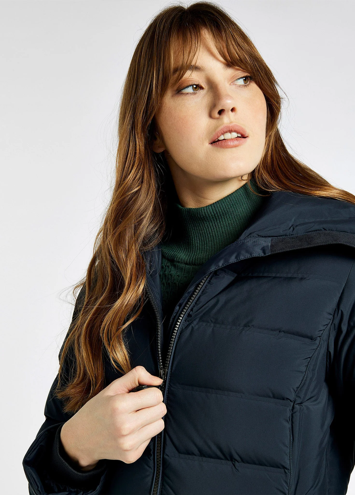 Meyers ladies' long length coat - Navy