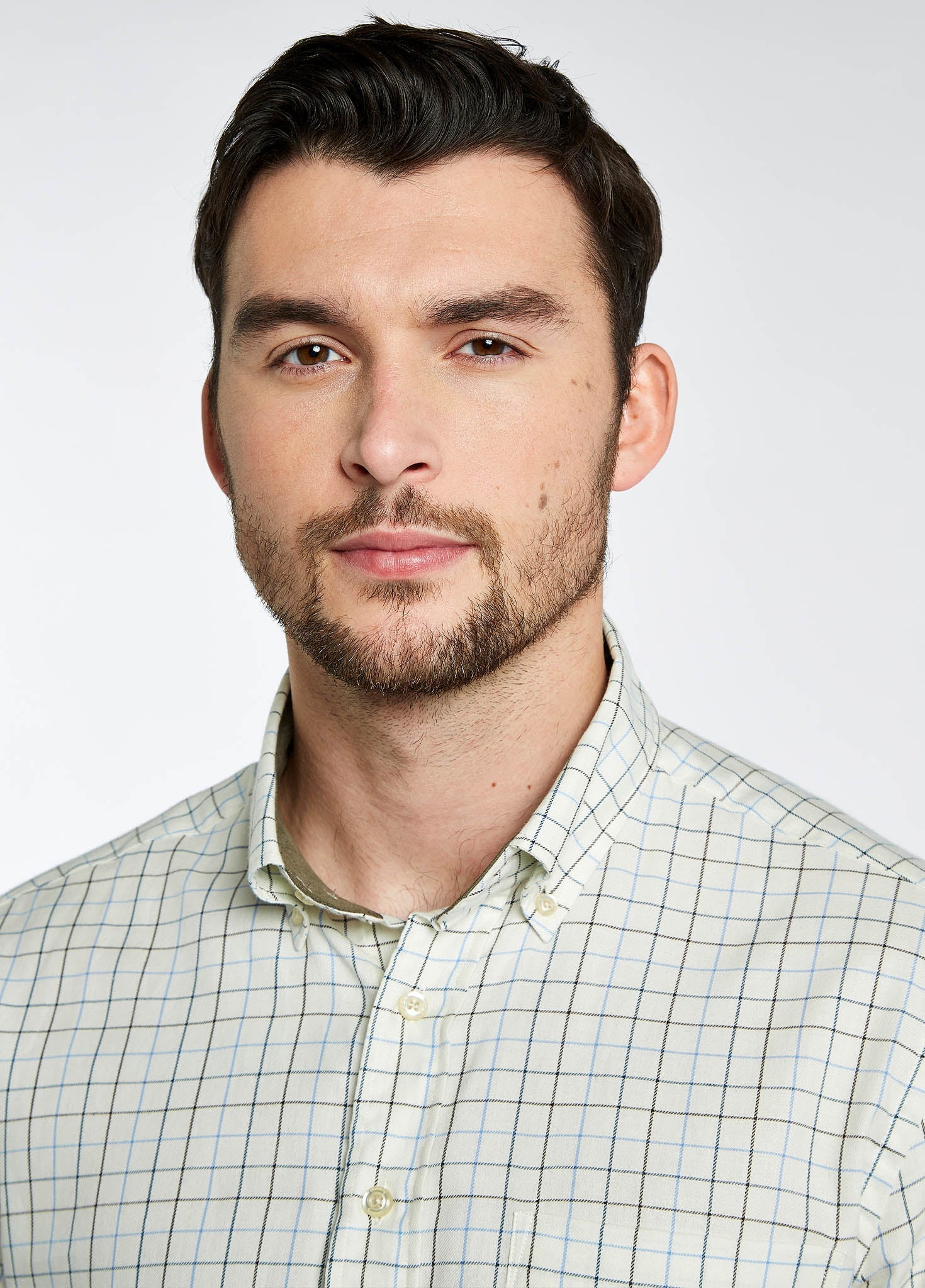 Hollymount Men's Check Shirt - Navy