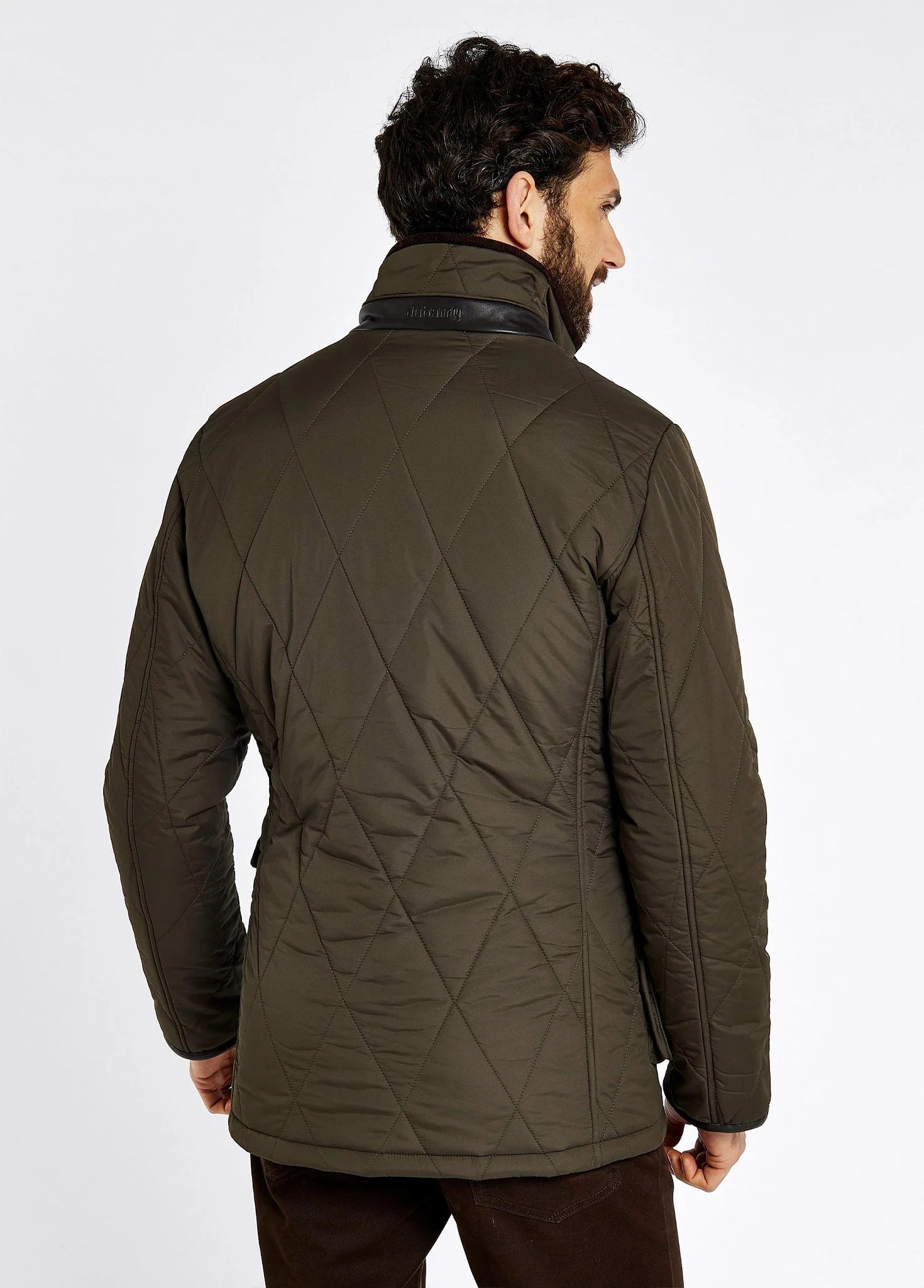 Farmley Men's Quilted Jacket - Olive