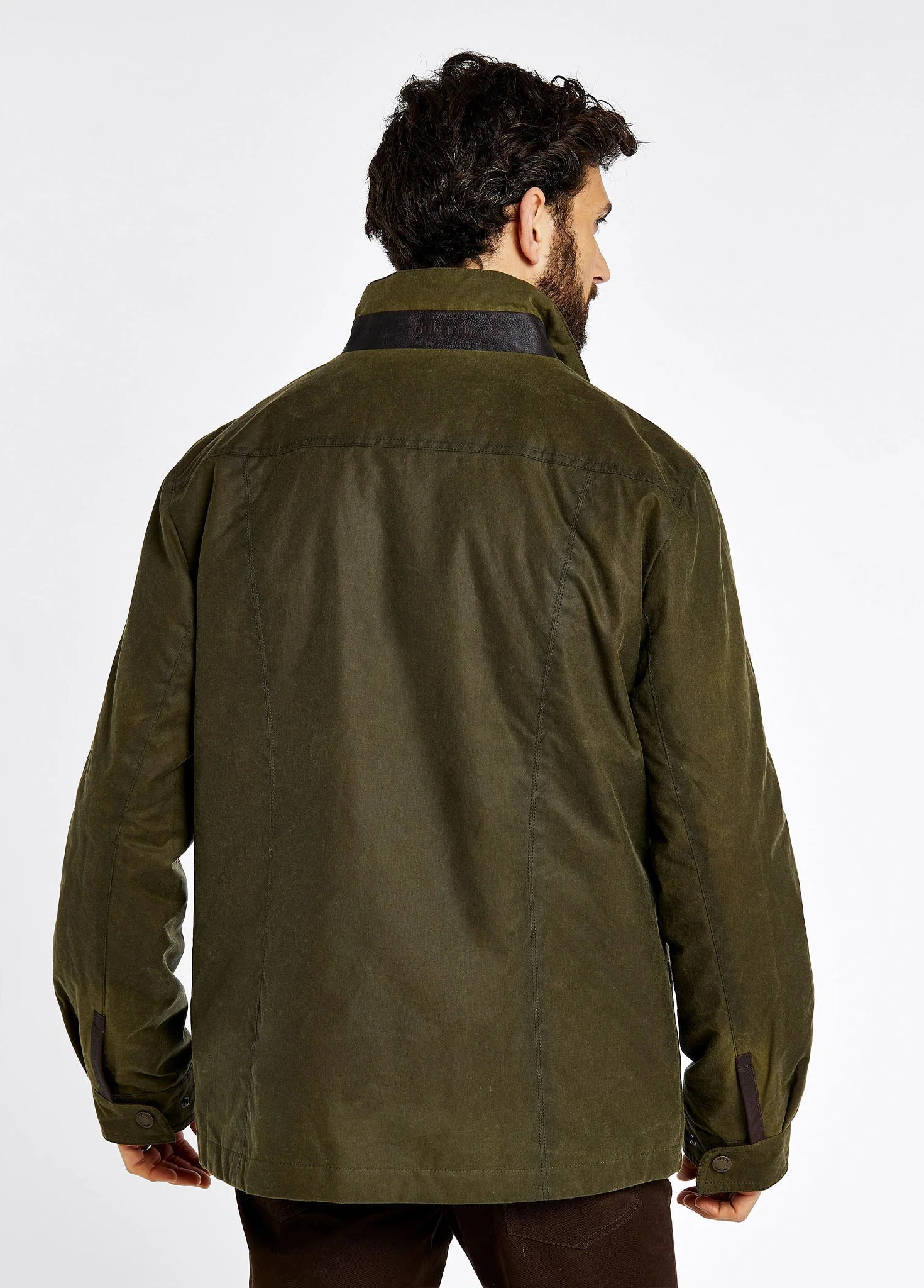 Carrickfergus Men's Waxed Cotton Jacket - Fennel
