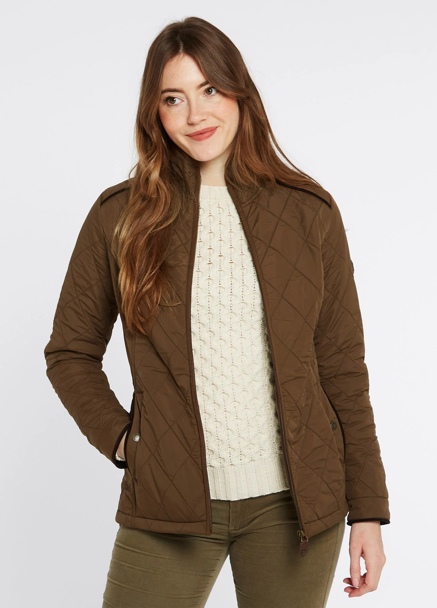 Glenfarne Women's Quilted Jacket - Bronze
