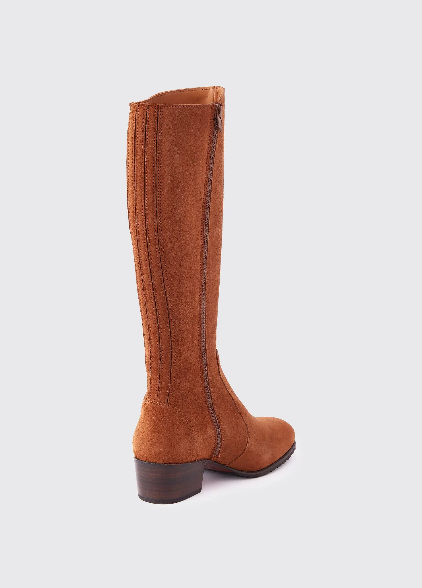 Downpatrick Knee High Suede Boot - Camel