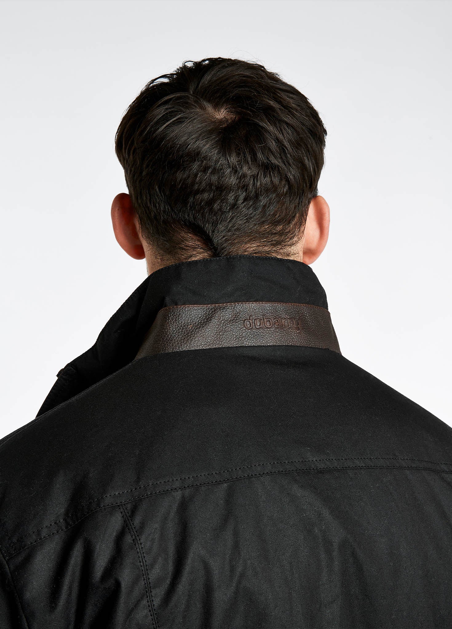 Carrickfergus Men's Waxed Cotton Jacket - Black