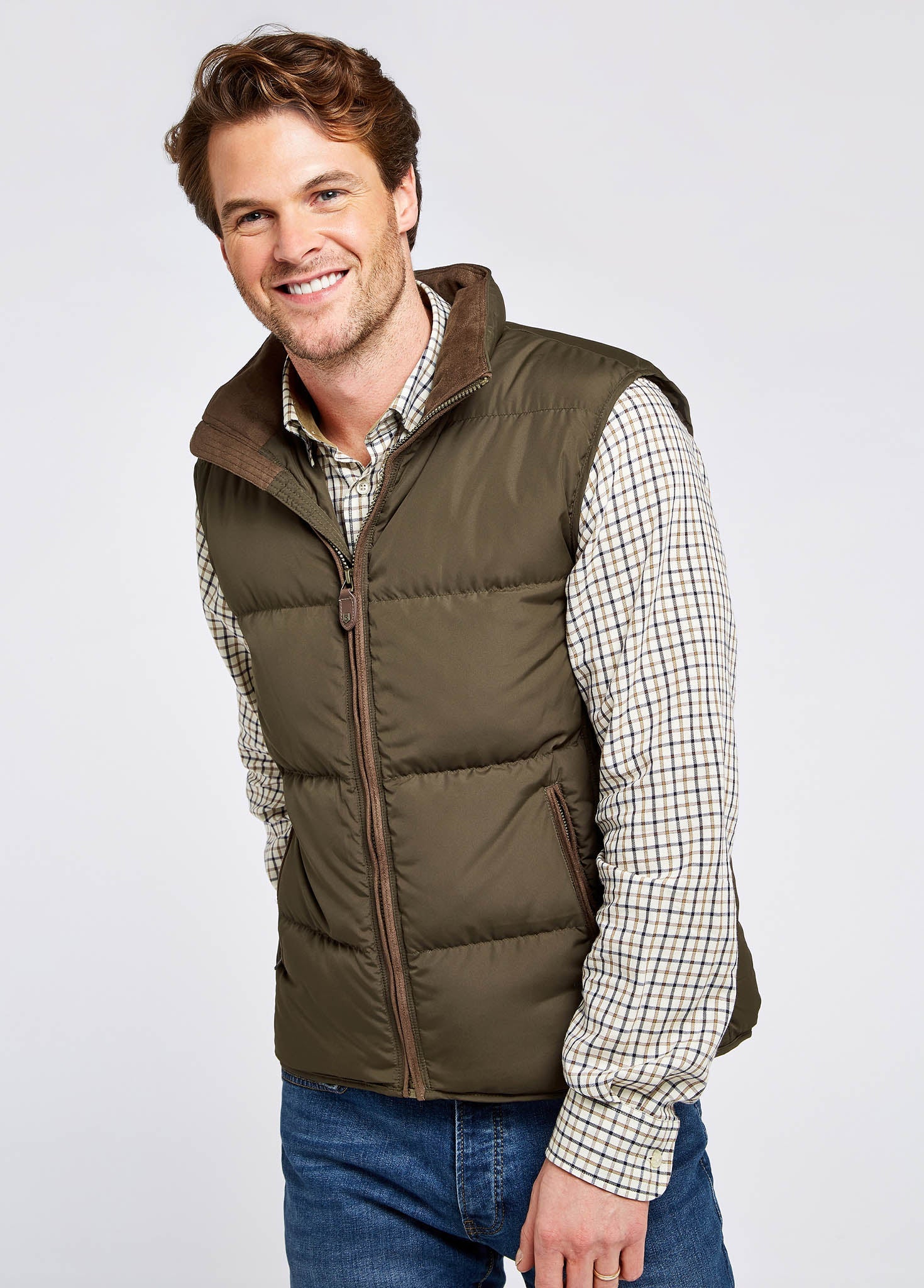 Graystown Men's Down-filled Vest - Olive