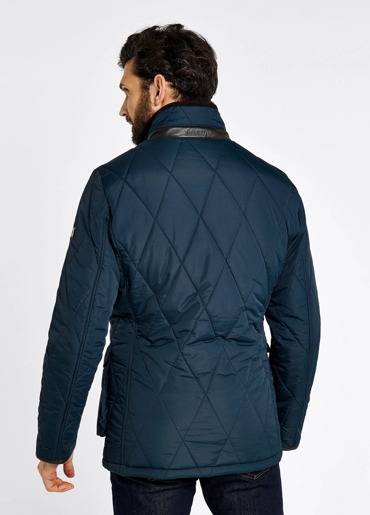 Farmley Men's Quilted Jacket - Navy