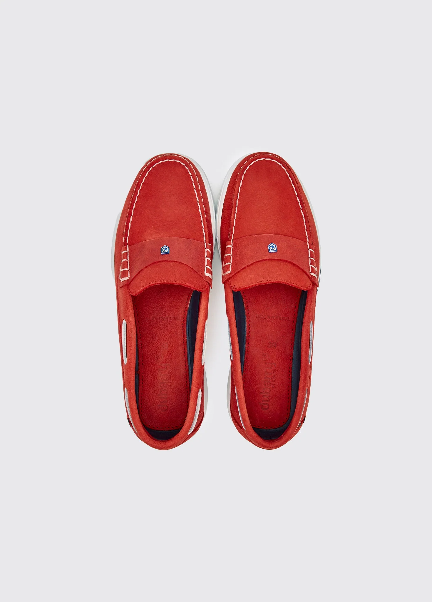 Kos Deck Shoe - Engine Red