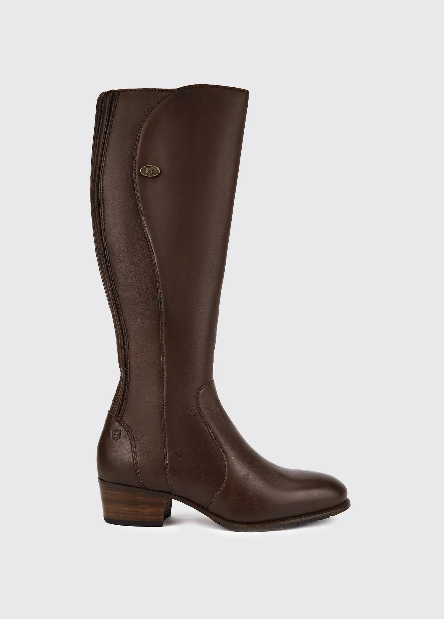 Downpatrick Knee High Suede Boot - Old Rum