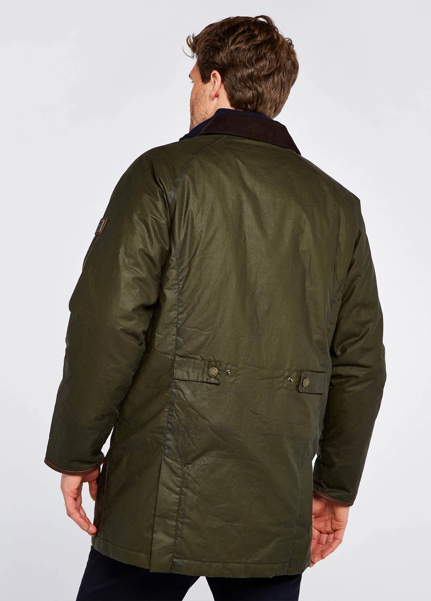 Brunswick Mens Waxed Cotton Jacket - Pine