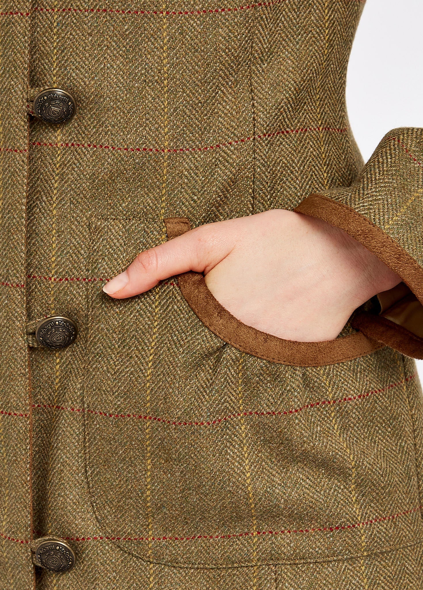 Bracken Tweed Coat - Elm