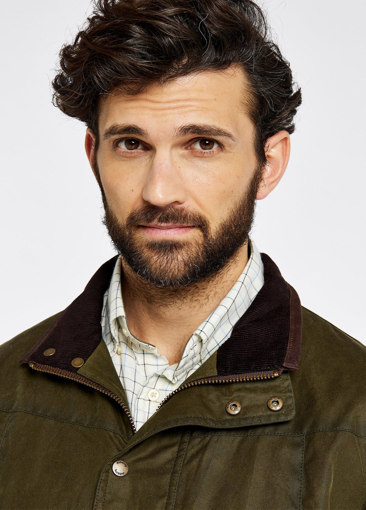 Chalkhill Men's Long Waxed Jacket - Fennel