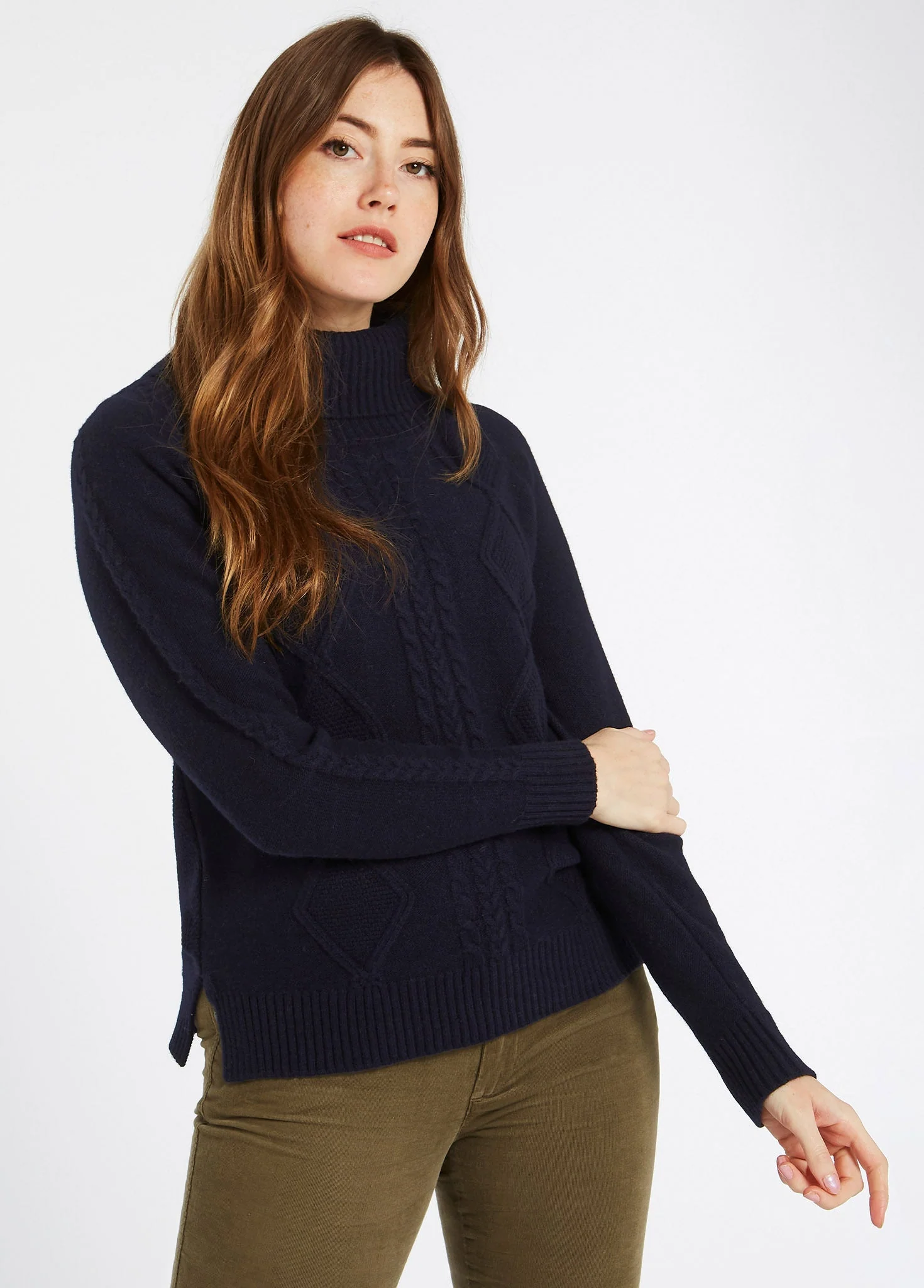 Kirkwood Women's Chunky Sweater - Navy