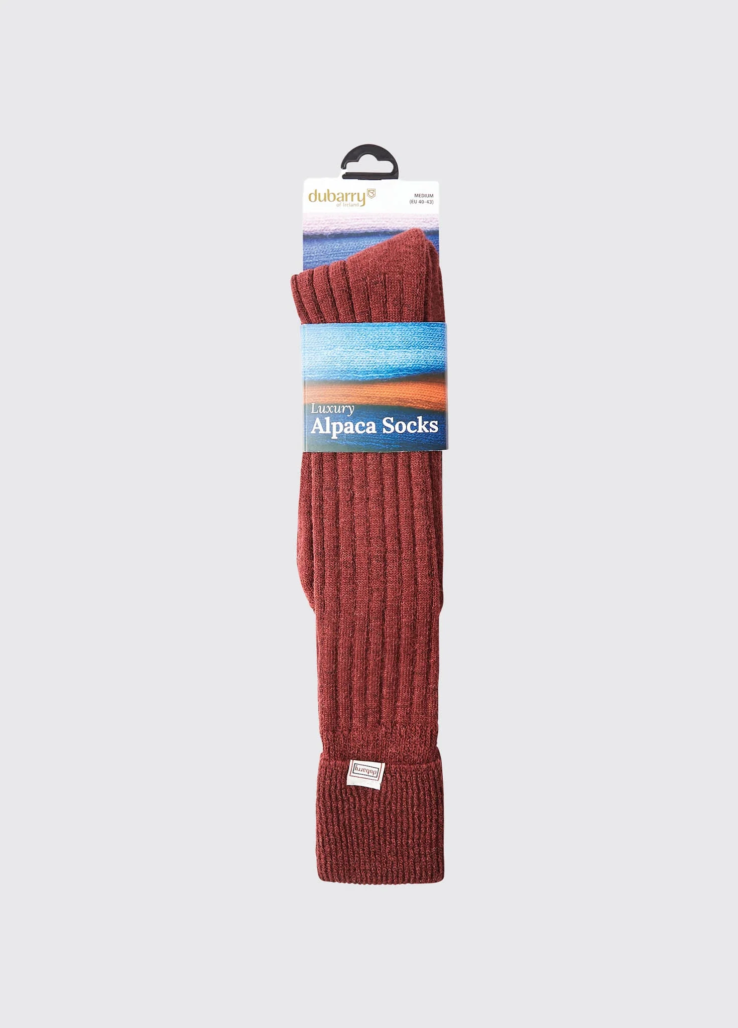 Alpaca Socks - Malbec