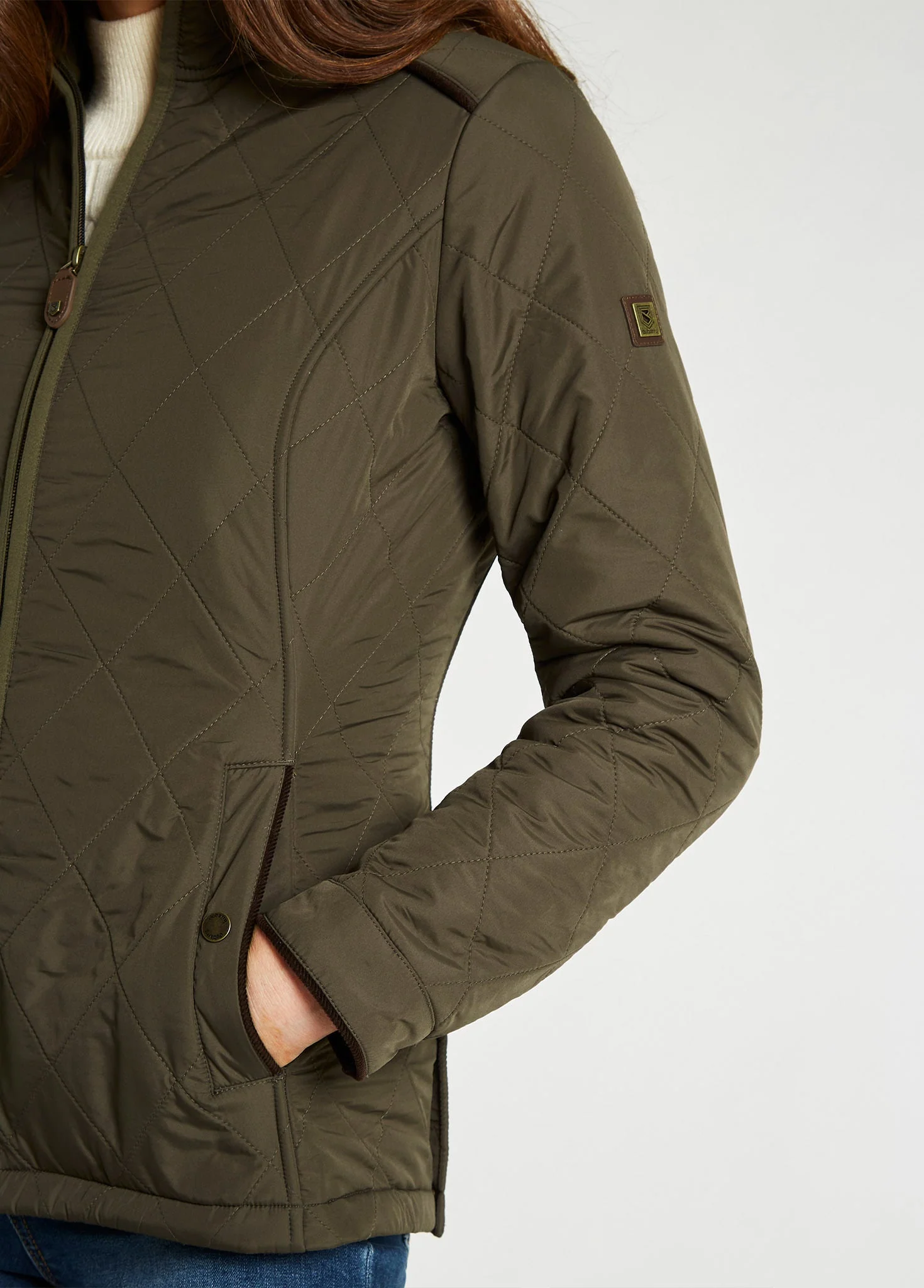 Glenfarne Women's Quilted Jacket - Olive