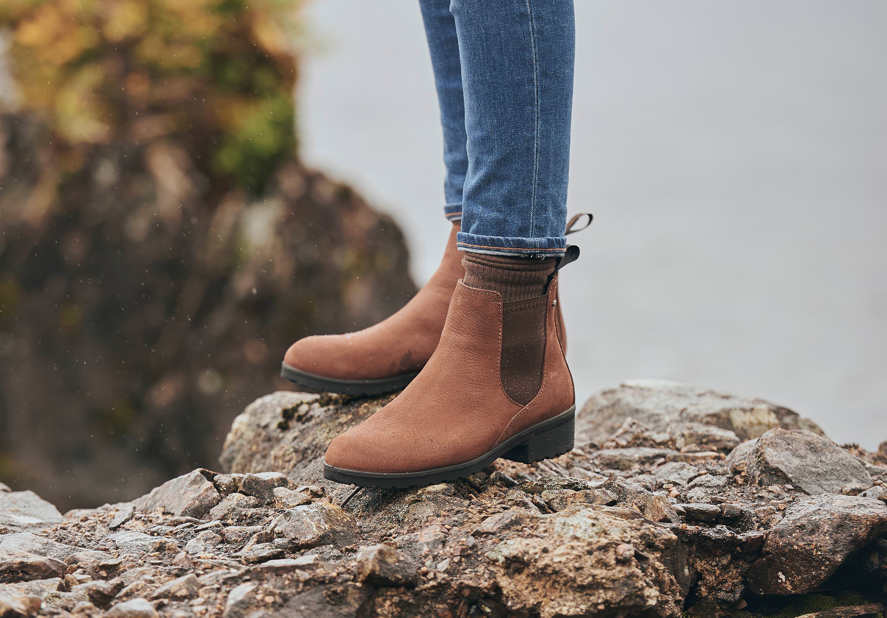 Waterford Ladies' Ankle Boot - Walnut