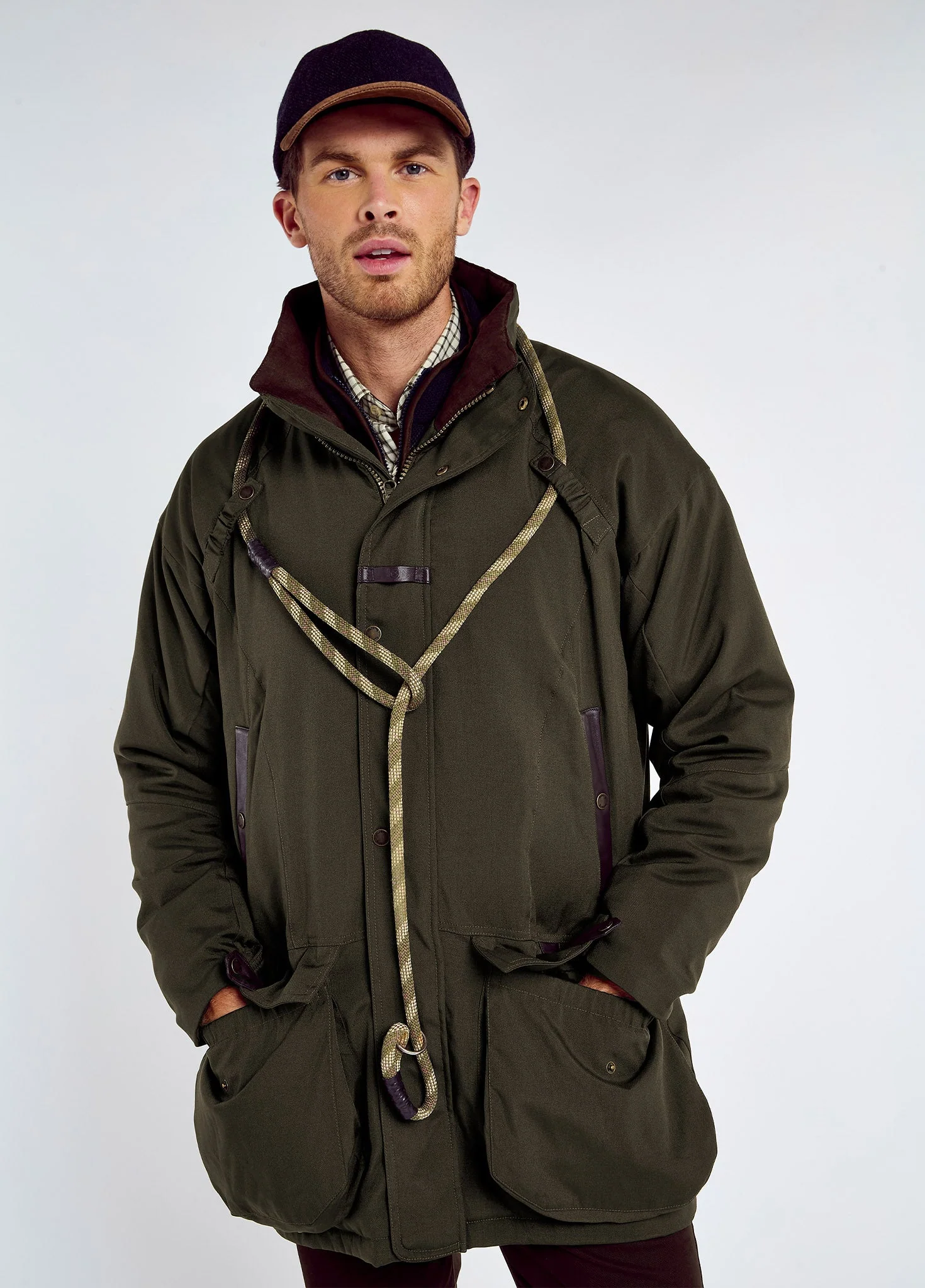 Longacre Men's Waterproof Jacket - Olive