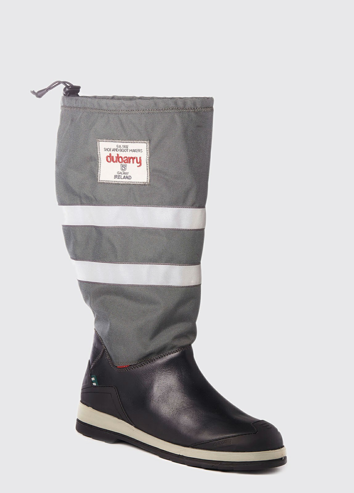 Dubarry Crosshaven Men's Sailing Boots Black / Grey