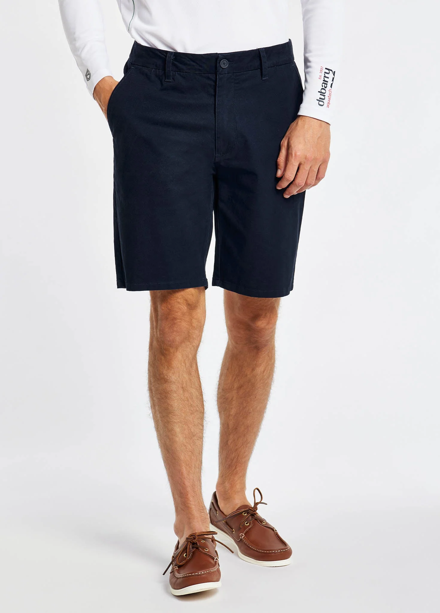 Lugano Mens Chino Shorts - Navy