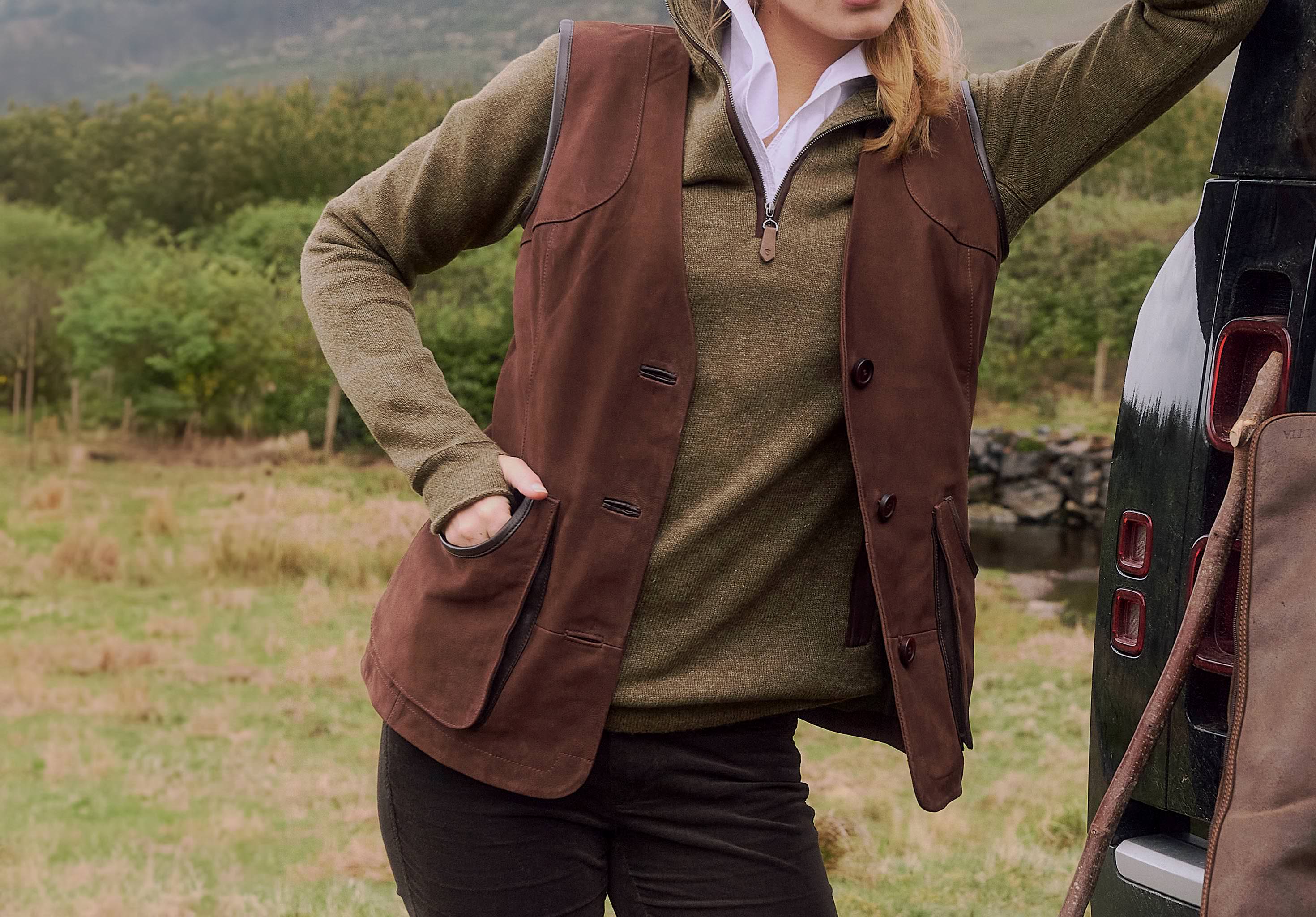 Morrisey Women's Windproof sweater - Dusky Green