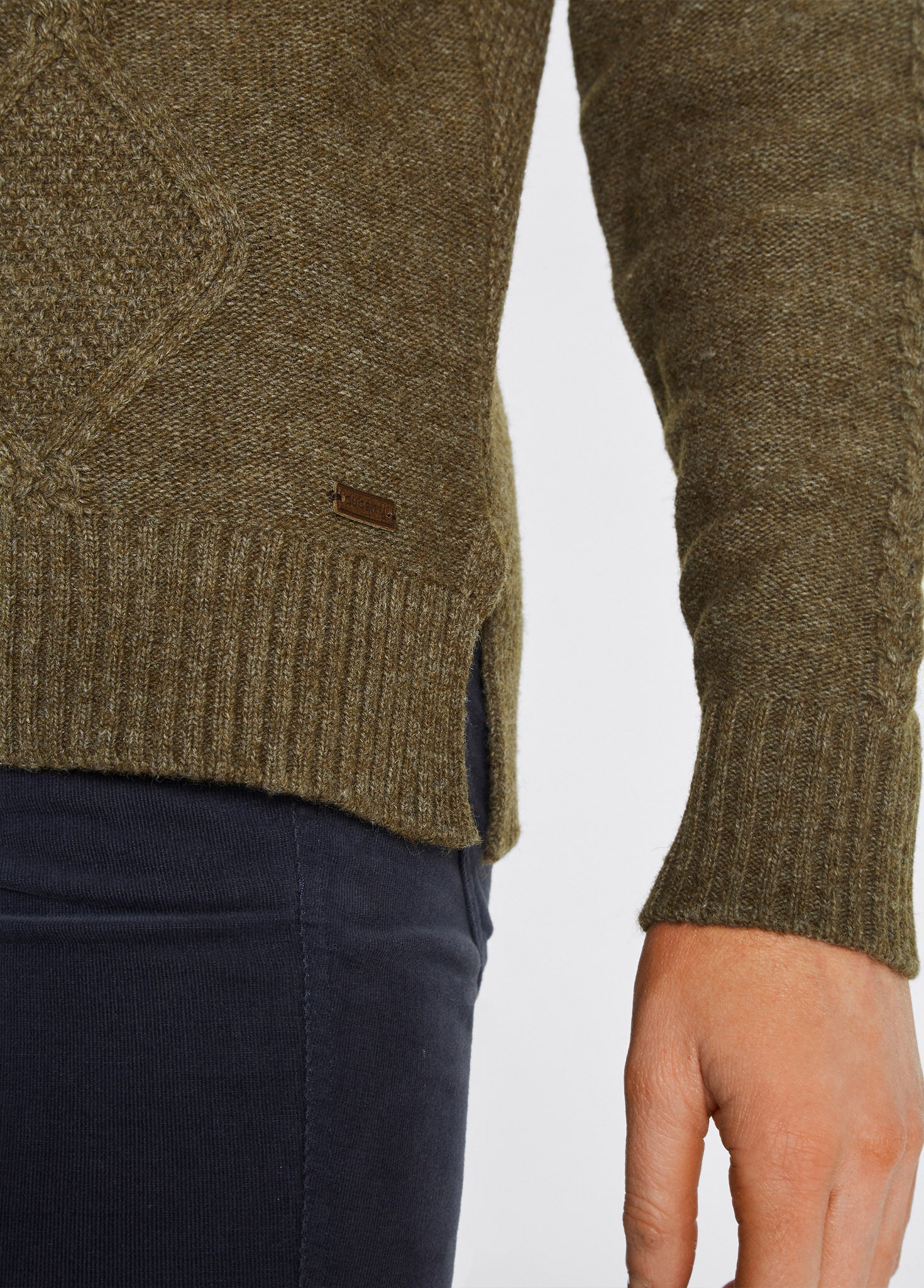 Kirkwood Women's Chunky Sweater - Dusky Green