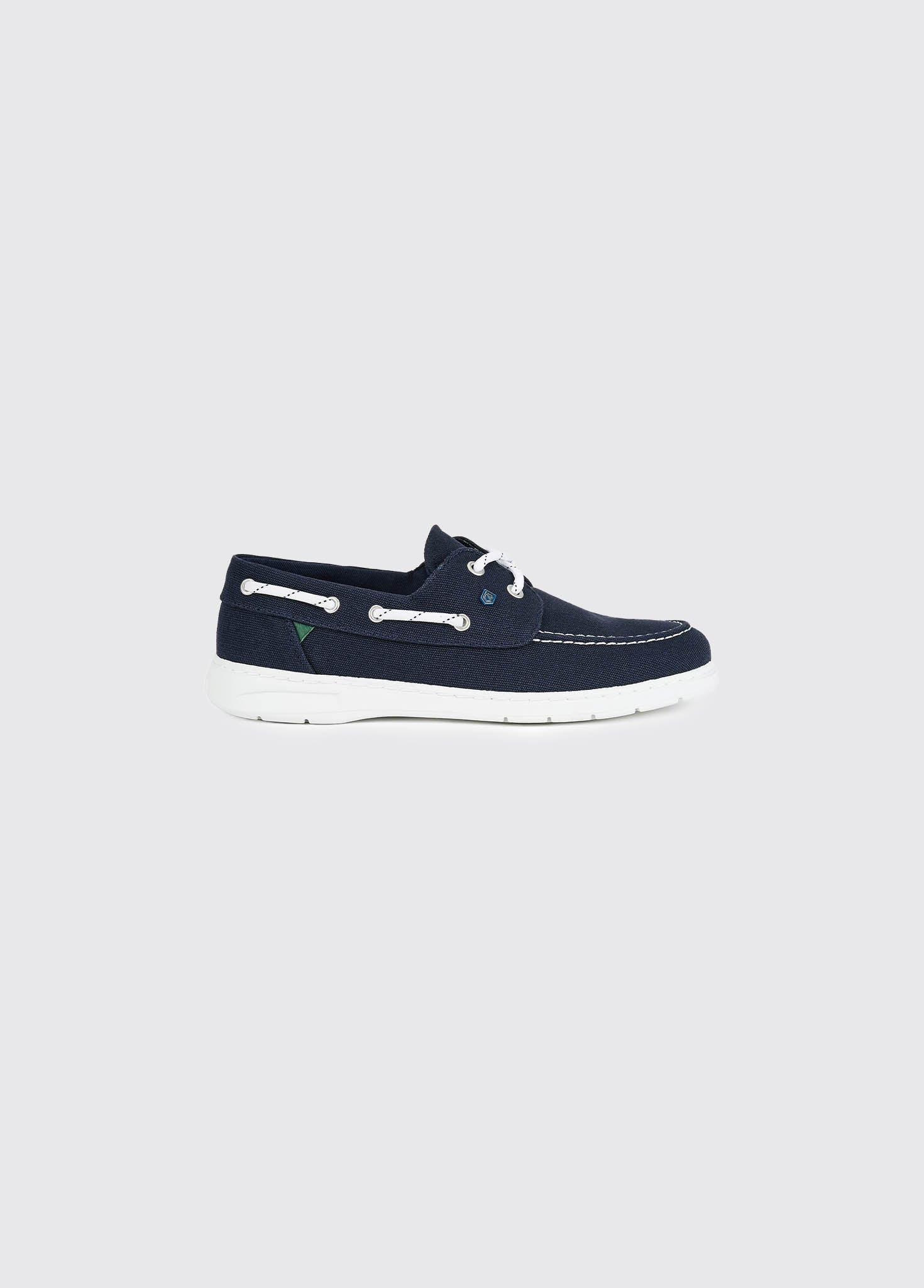 Biarritz Canvas Boat Shoe - Navy