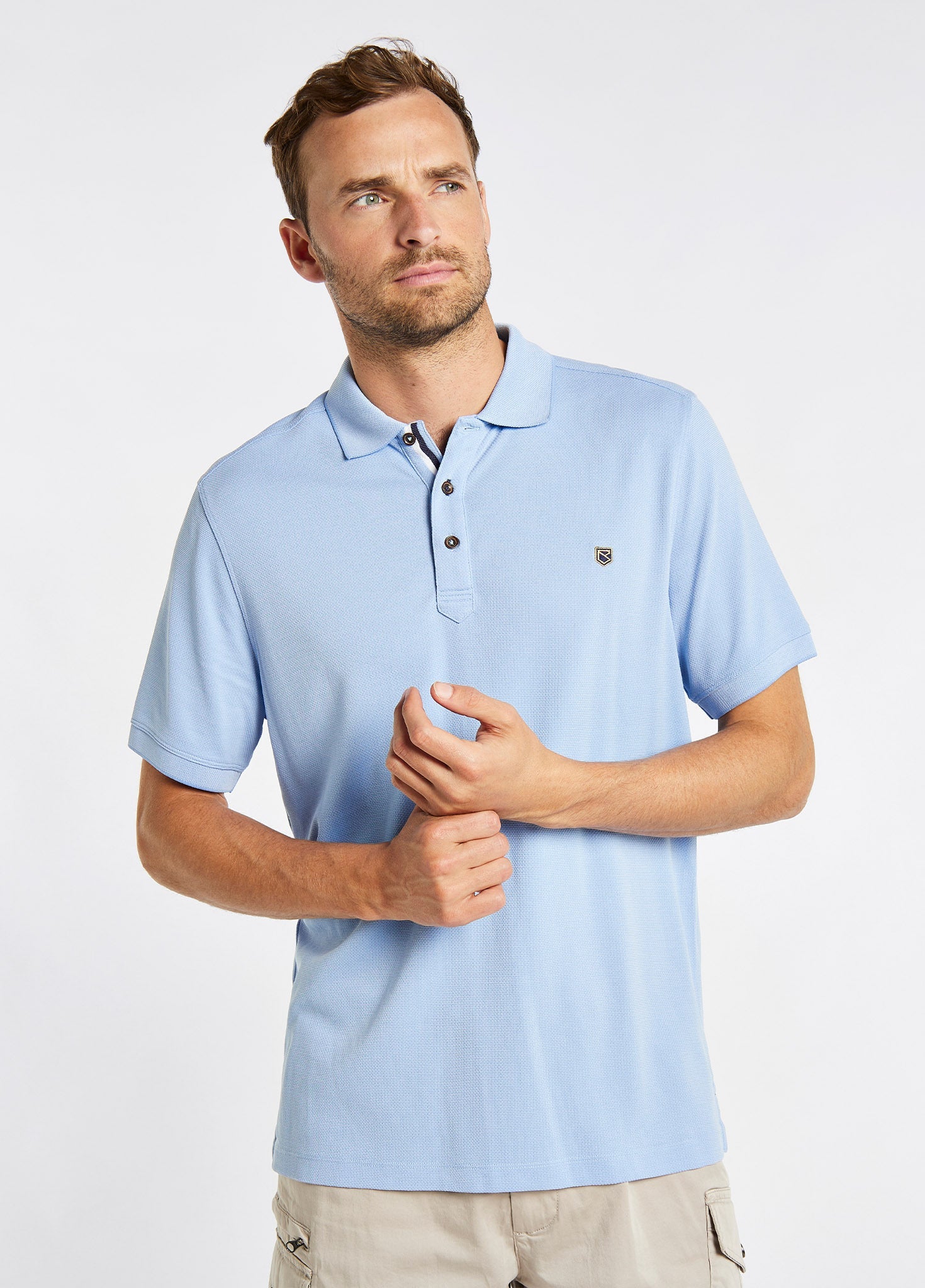 Morrison Men's Polo - Light Sky