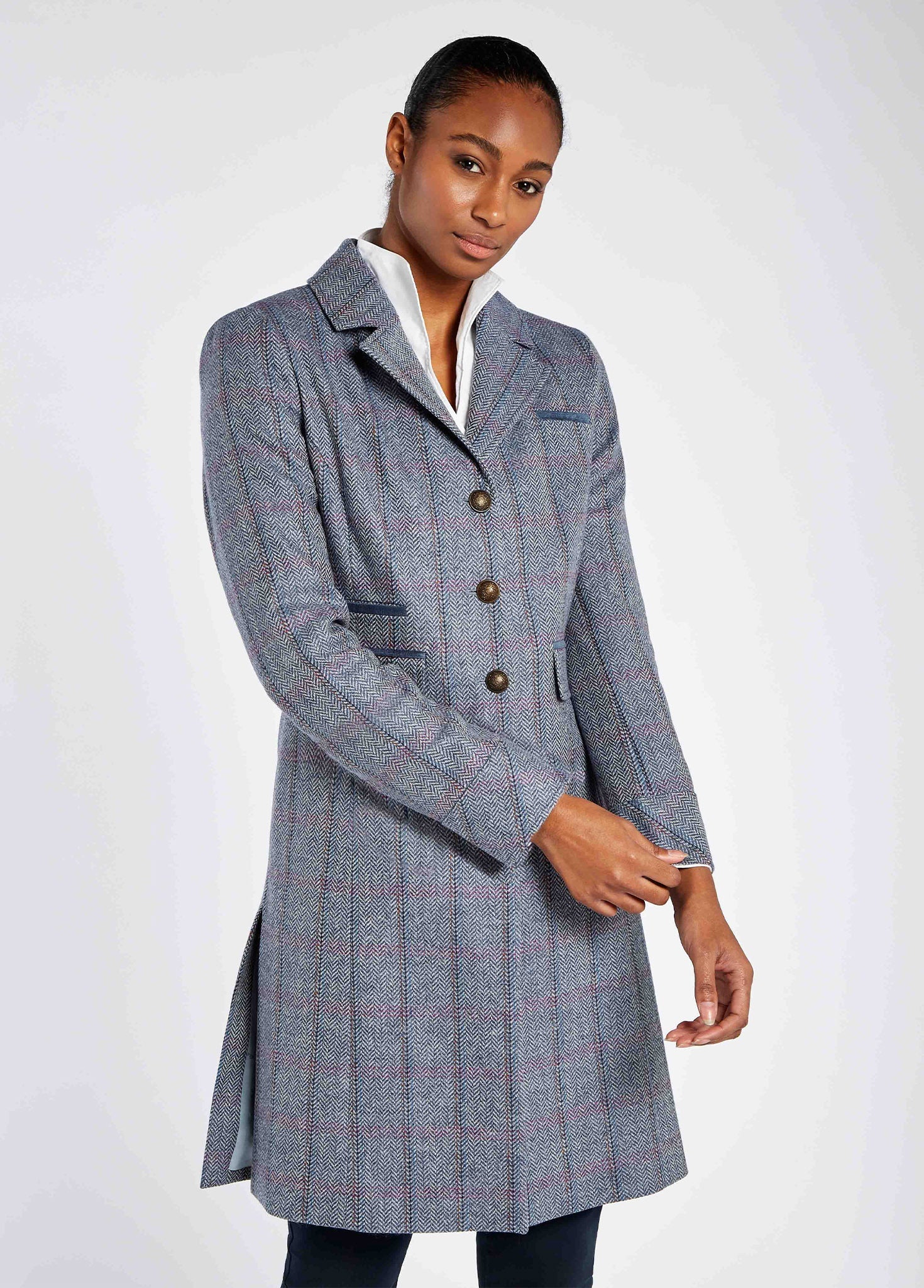Blackthorn Wool Coat - Denim Haze