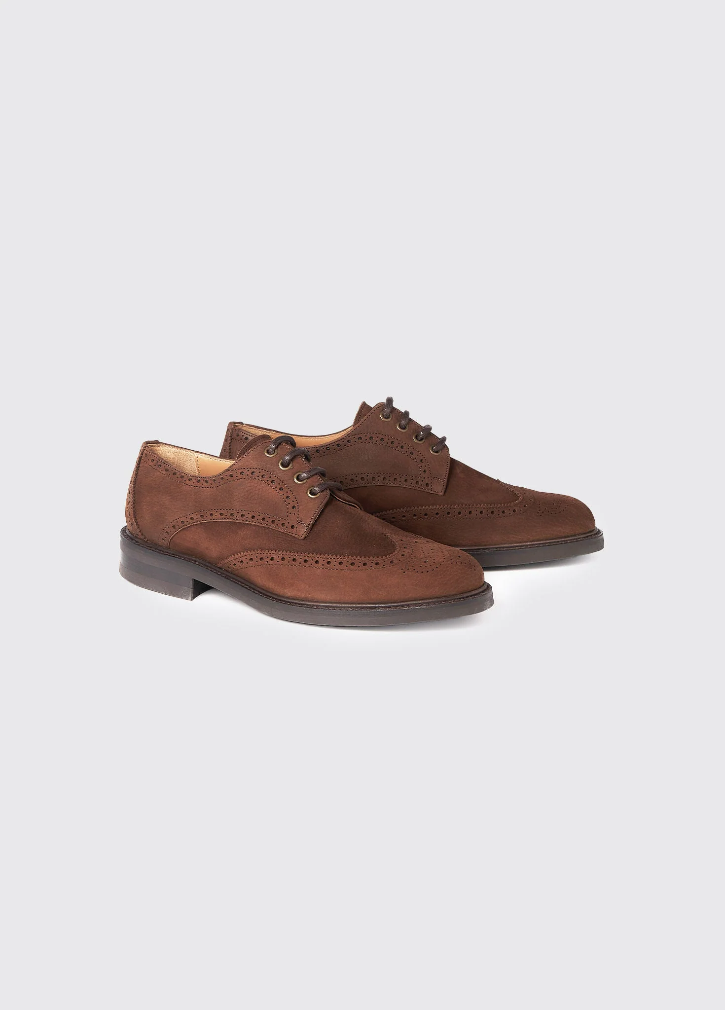 Derry Goodyear Brogue Shoes - Walnut