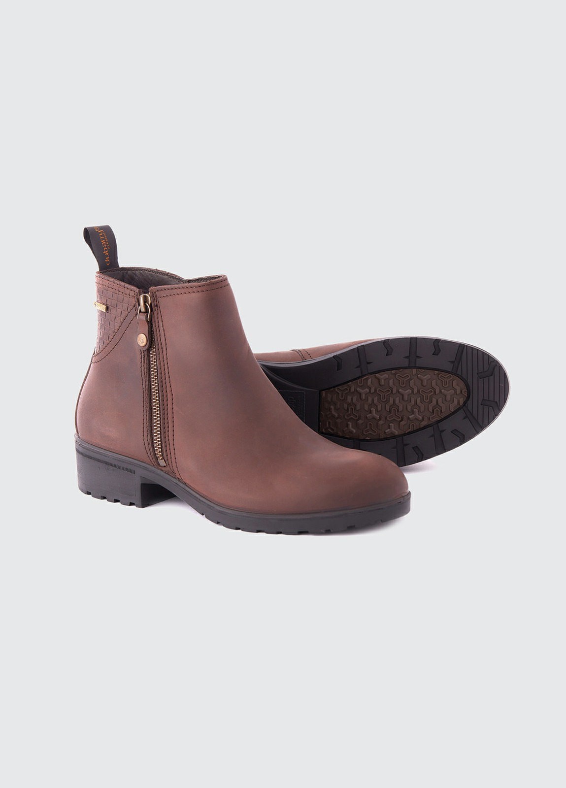 Dubarry Carlow Side Zip Women's Ankle Boots Brown