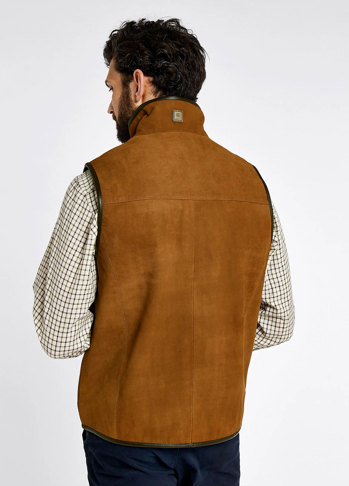 Dunhill Men's Leather Vest - Tan