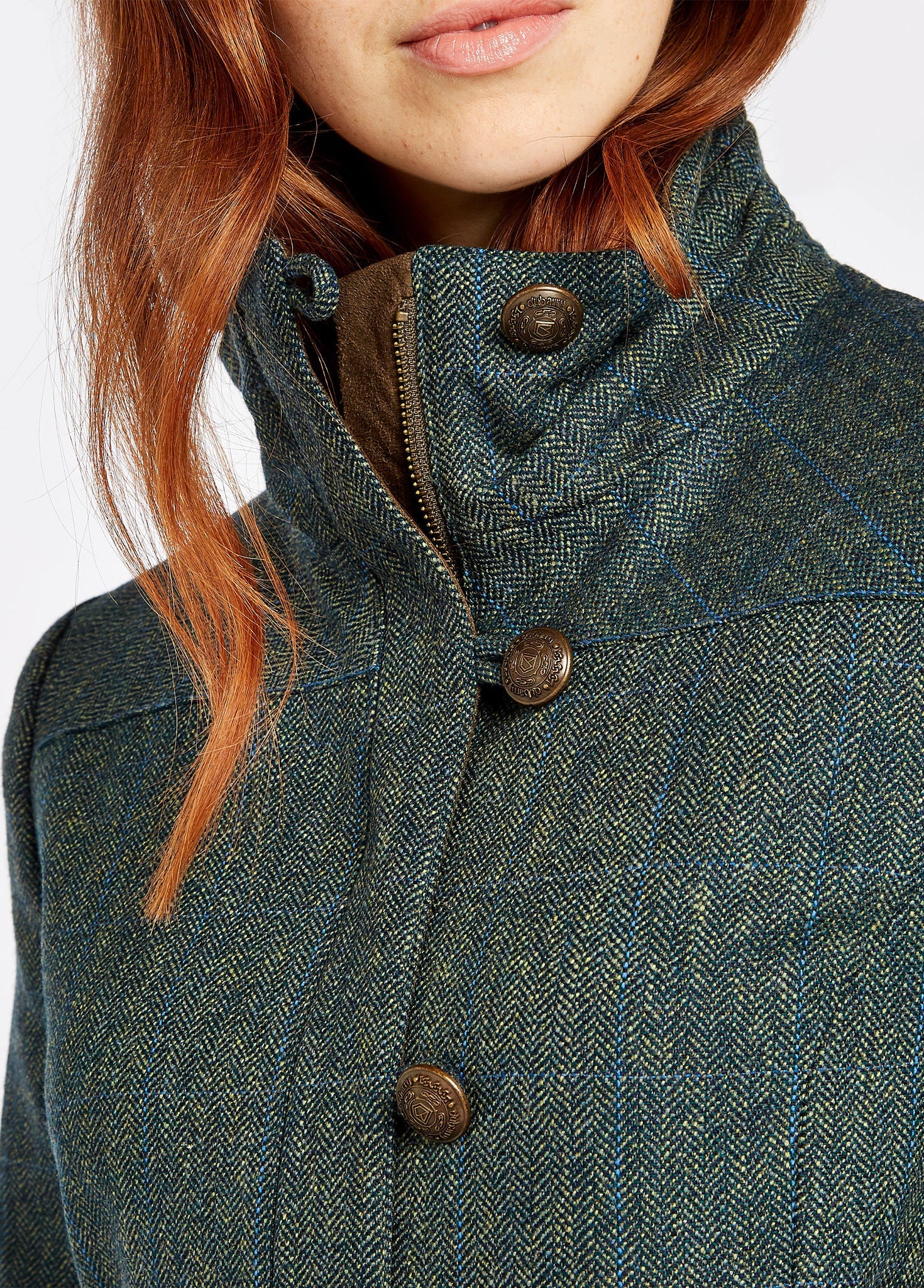 Bracken Tweed Coat - Mist