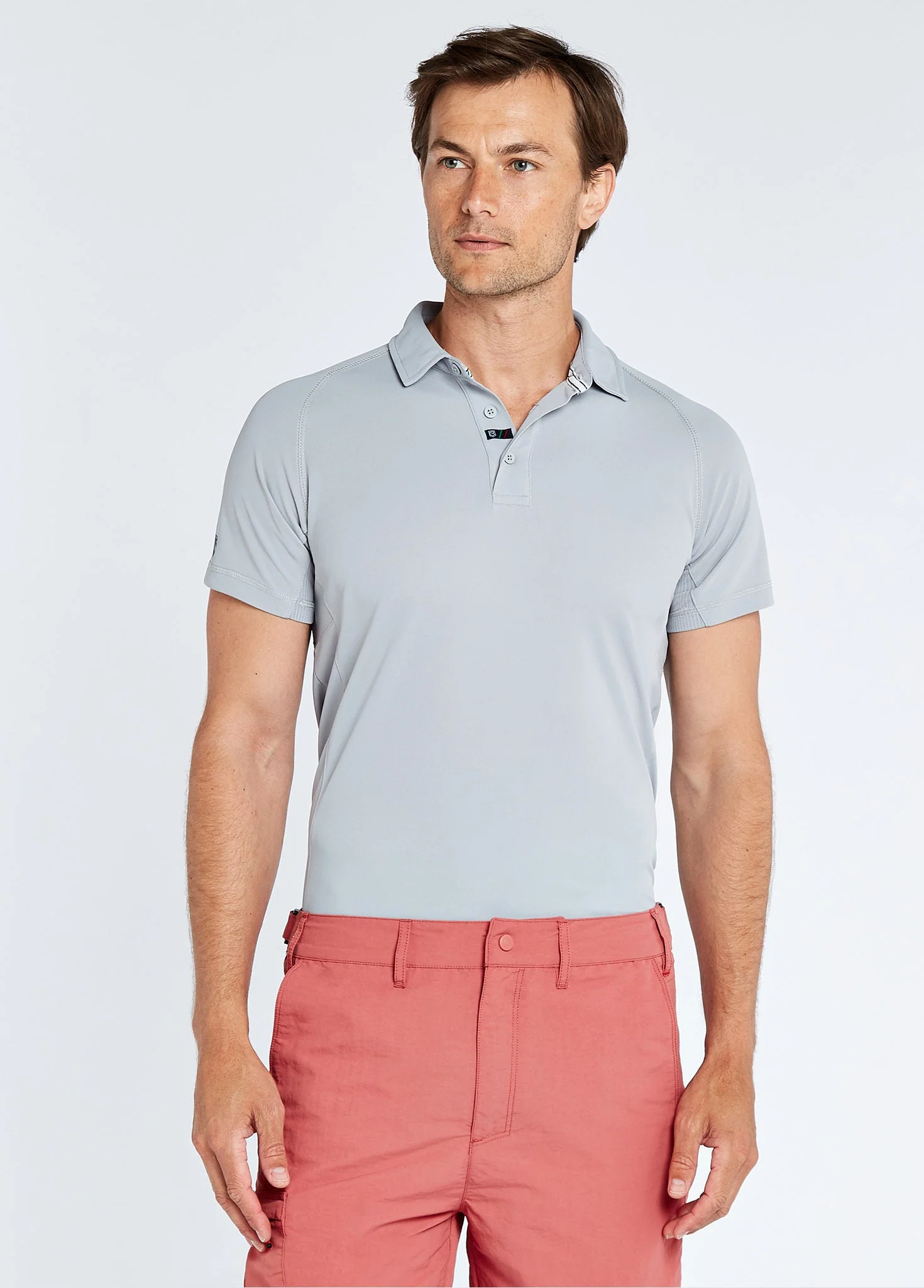 Menton Men's Technical Polo - Platinum