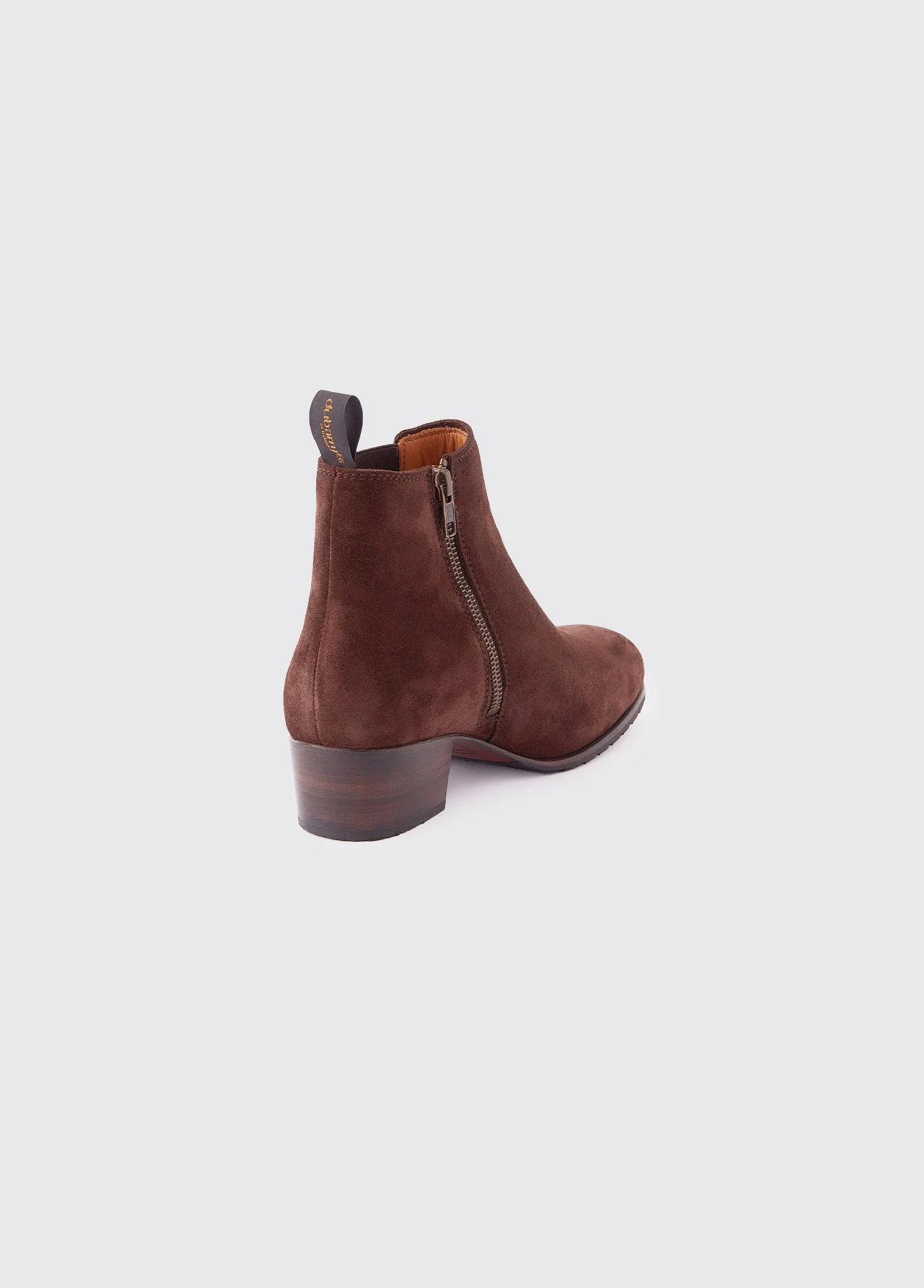 Bray Side Zip Ankle Boot - Cigar