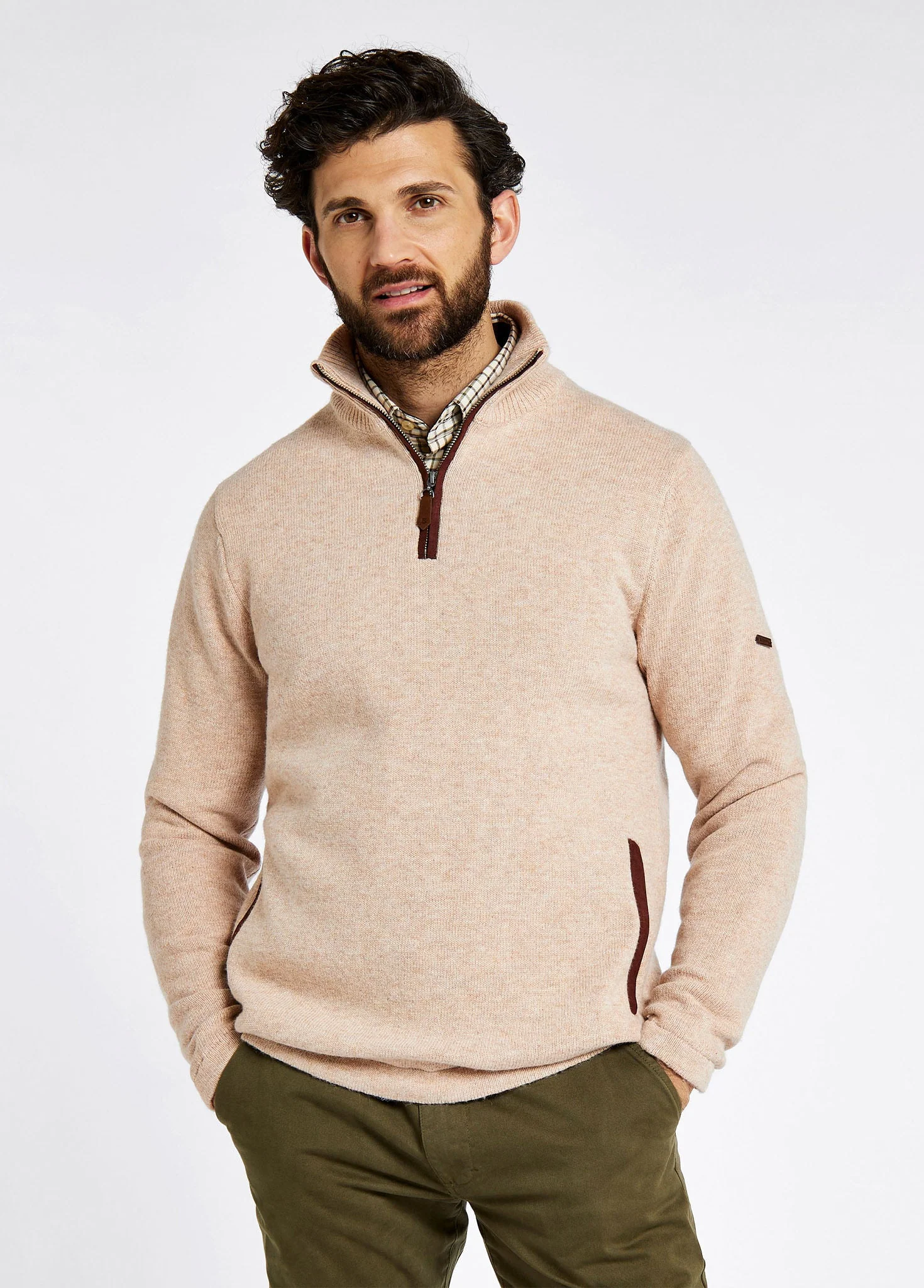 Feeney Men's Windproof Sweater - Oat
