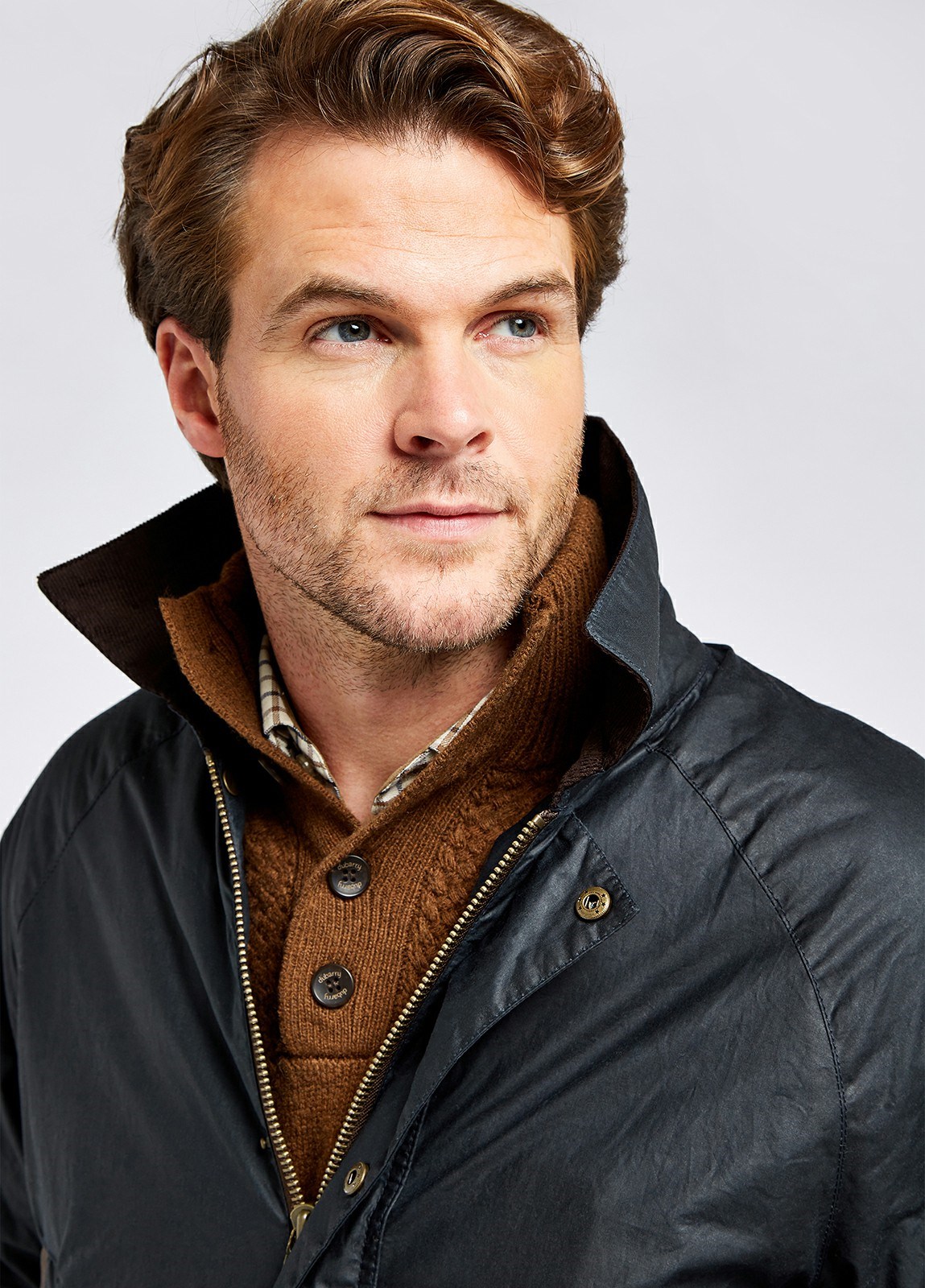 Dubarry Brunswick Wax Men's Jackets Blue