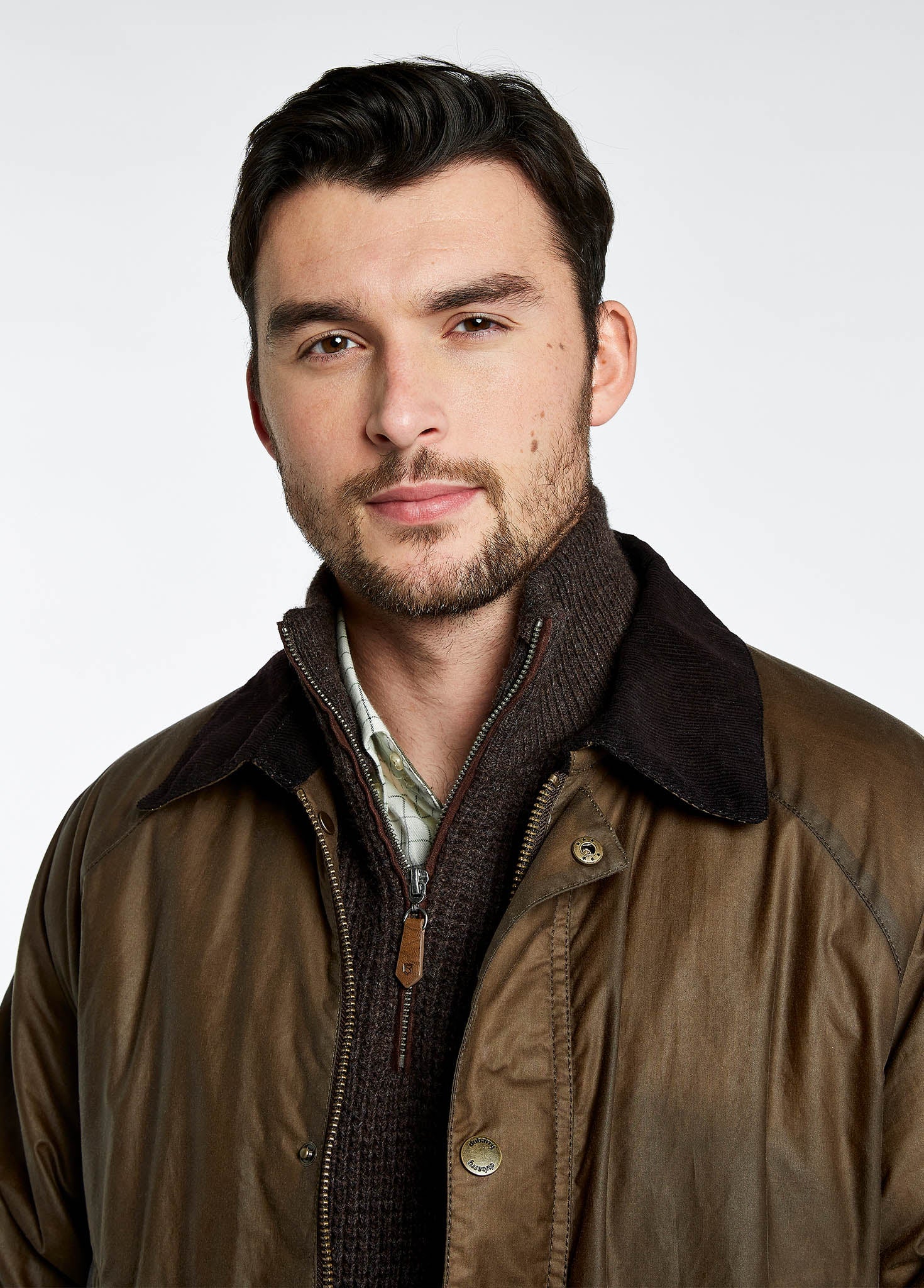 Brunswick Mens Waxed Cotton Jacket - Ginger